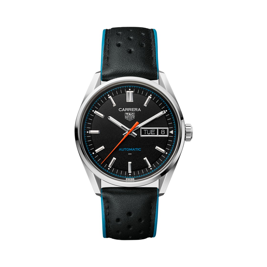 태그 호이어 까레라 데이데이트 오토매틱 41mm 레더 블랙(TAG Heuer Carrera Day-Date Automatic 41mm Leather Black)