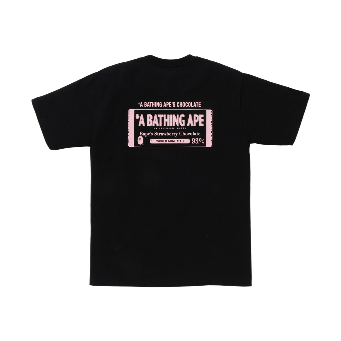 베이프 초콜릿 바 에이프 헤드 티셔츠 블랙(BAPE Chocolate Bar Ape Head T-Shirt Black) - 2