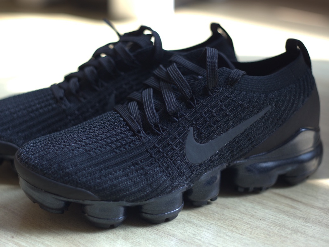 (W) Nike Air VaporMax Flyknit 3 Triple Black 착용 스타일