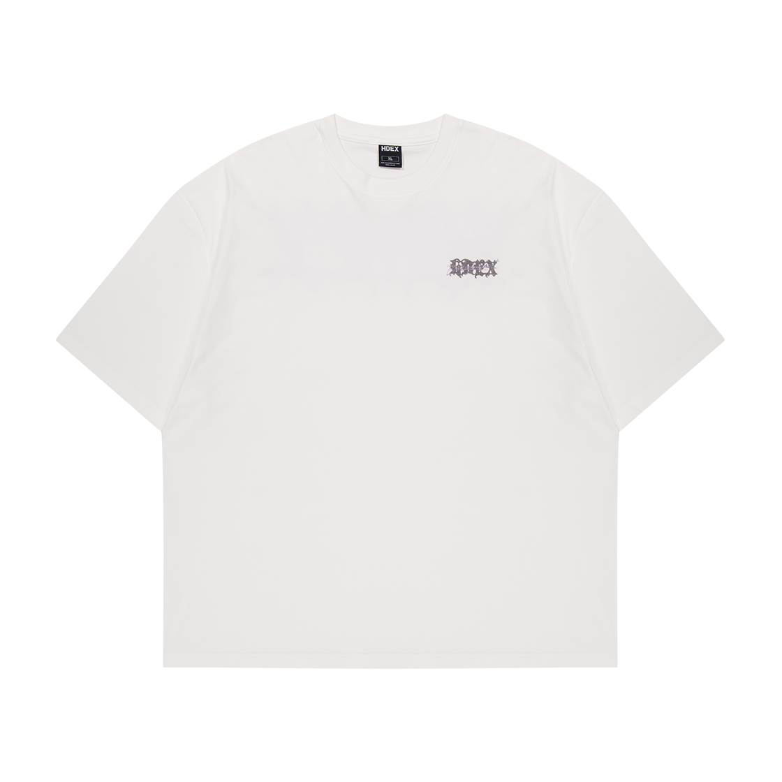 H3AM1MLTS180WH HDEX Wild Letter Giant Fit Short Sleeve White