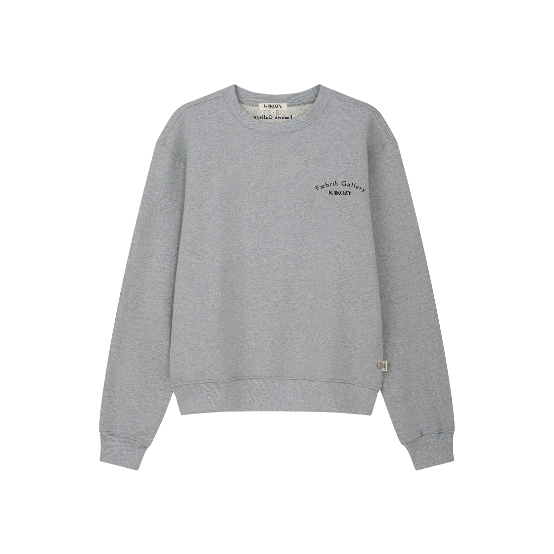 S31424 Kikozy Arch Small Logo Sweatshirt Melange