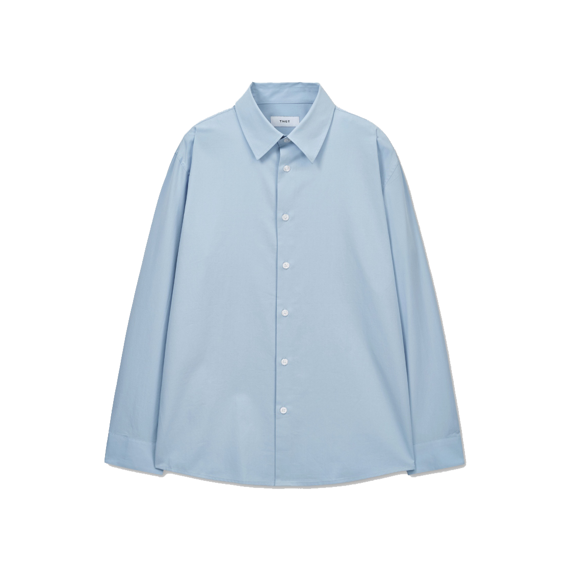 TNSH6E001B2 TNGT Office Dress Shirt Blue