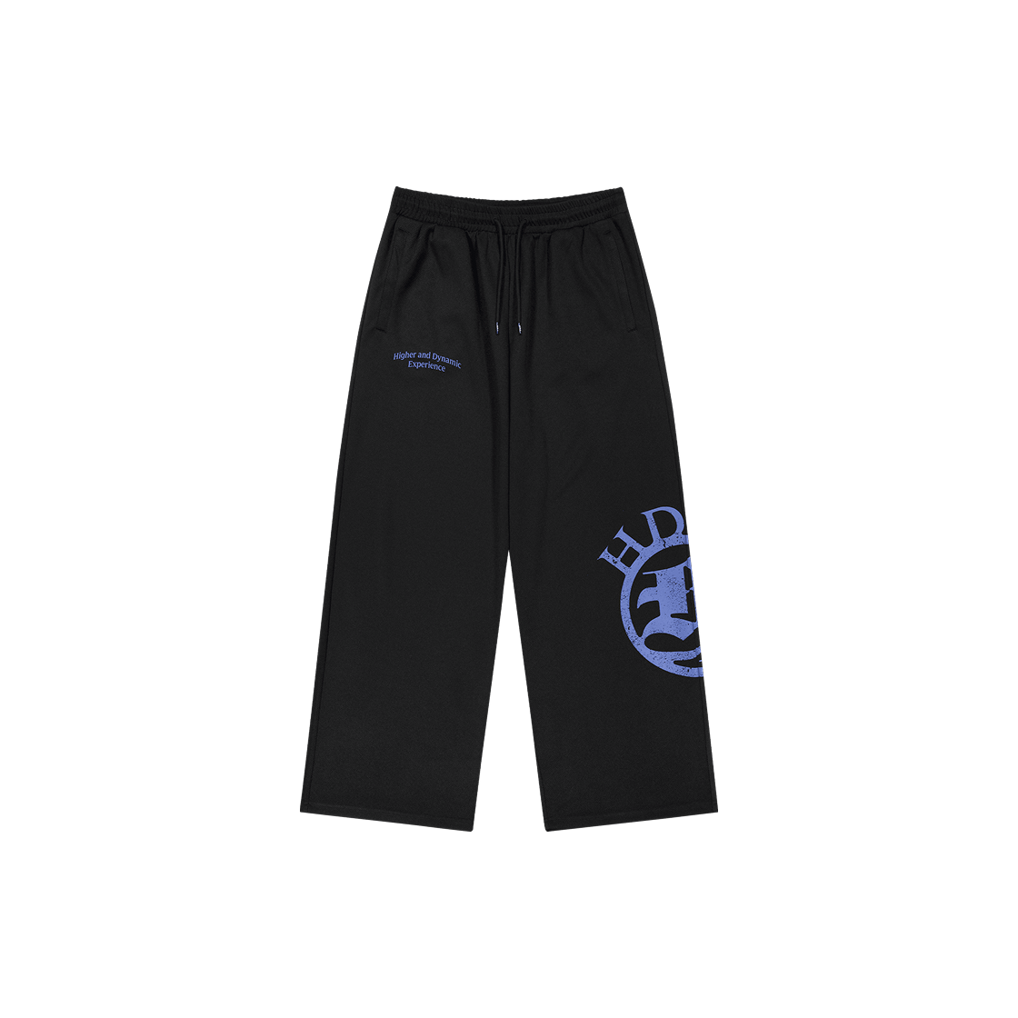 H3AM1MLPT040BK HDEX Crown Giant Fit Mesh Wide Pants Black