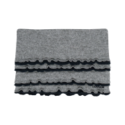 COYSEIO Raw Edge Cat Beanie Melange Grey
