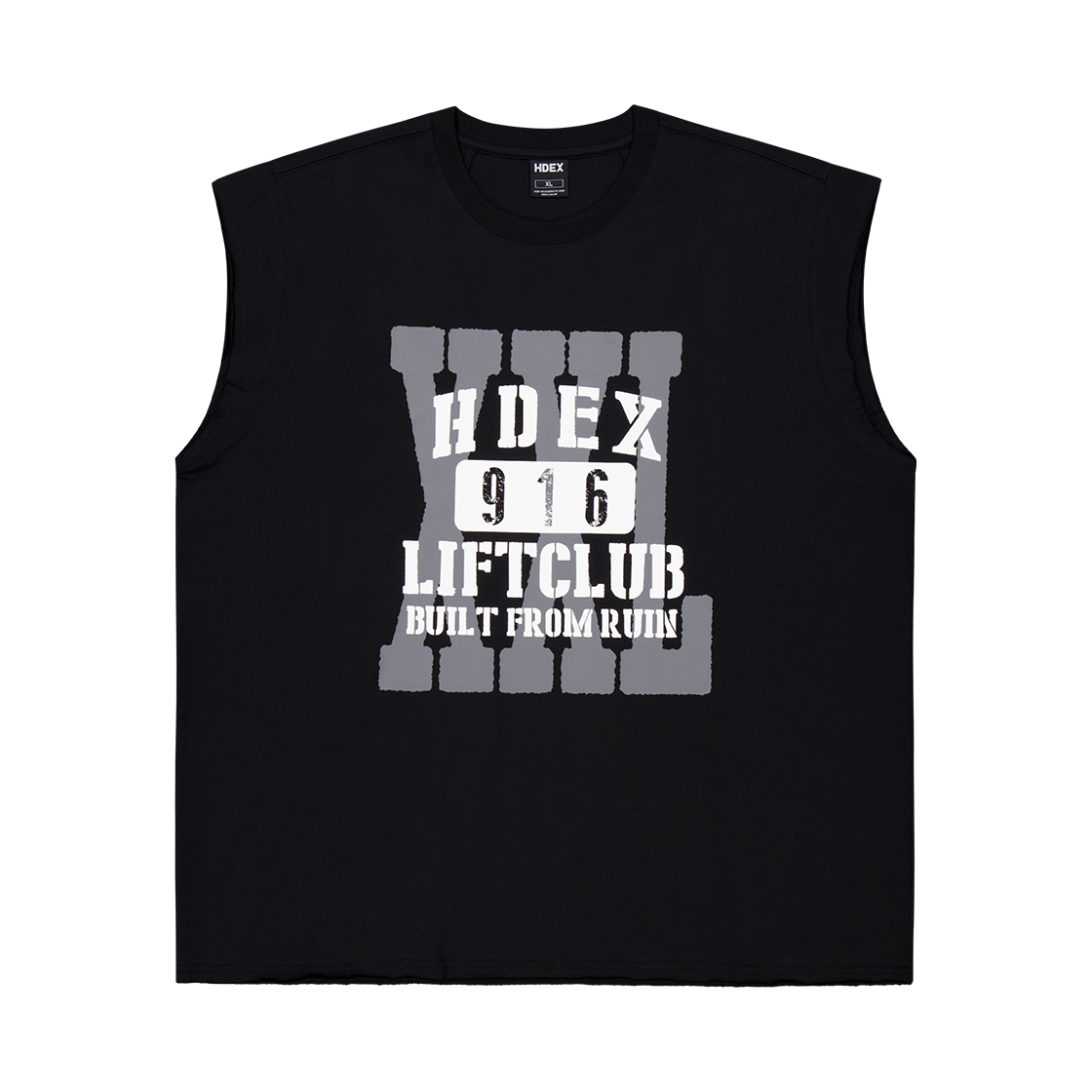 H3AM1MLSL130BK HDEX Lift Cap Damage Sleeveless Black