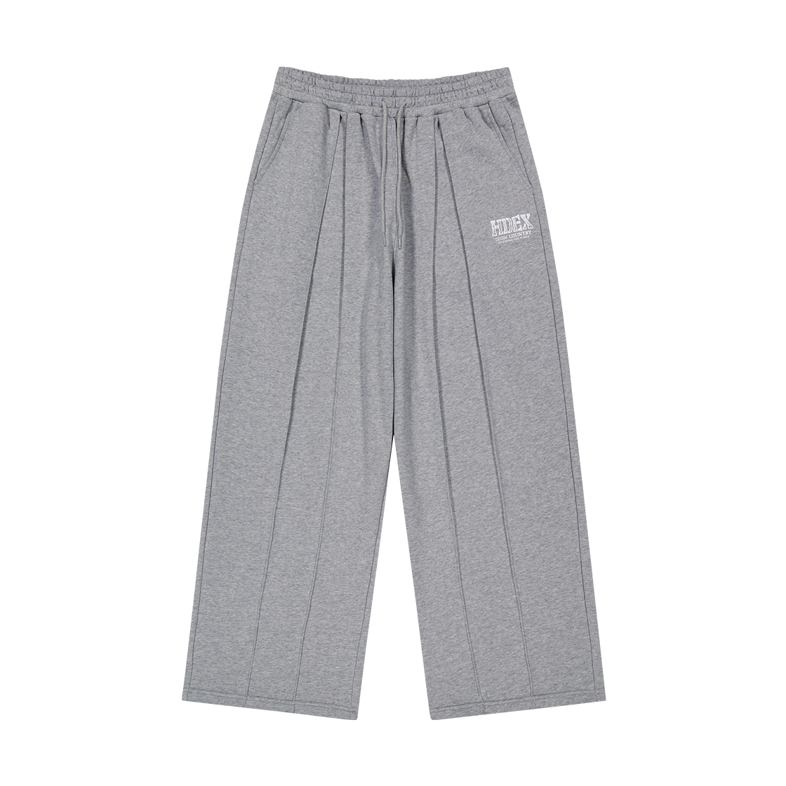 H3AM1MLMP04MGY HDEX Core Deep Tuck Sweat Pants Melange Gray