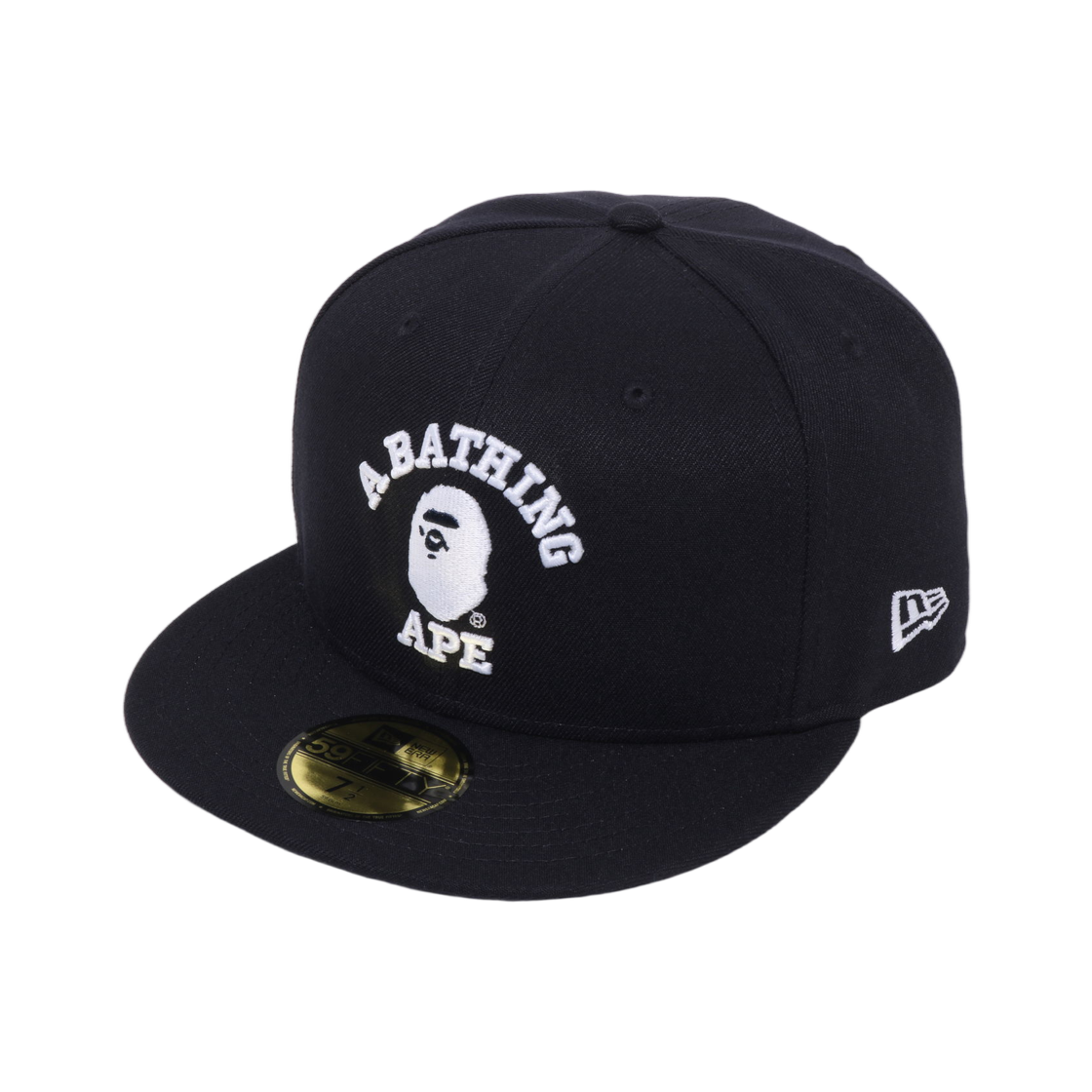 베이프 x 뉴에라 글로우 다크 컬리지 뉴에라 캡 캡 네이비(BAPE x New Era Glow In The Dark College New Era 59Fifty Cap Navy) - 1