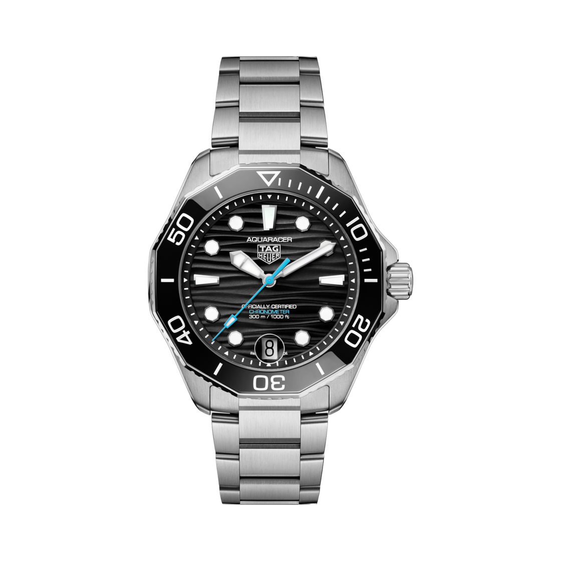 태그 호이어 아쿠아레이서 프로페셔널 300 데이트 오토매틱 42mm 스틸 블랙(TAG Heuer Aquaracer Professional 300 Date Automatic 42mm Steel Black)