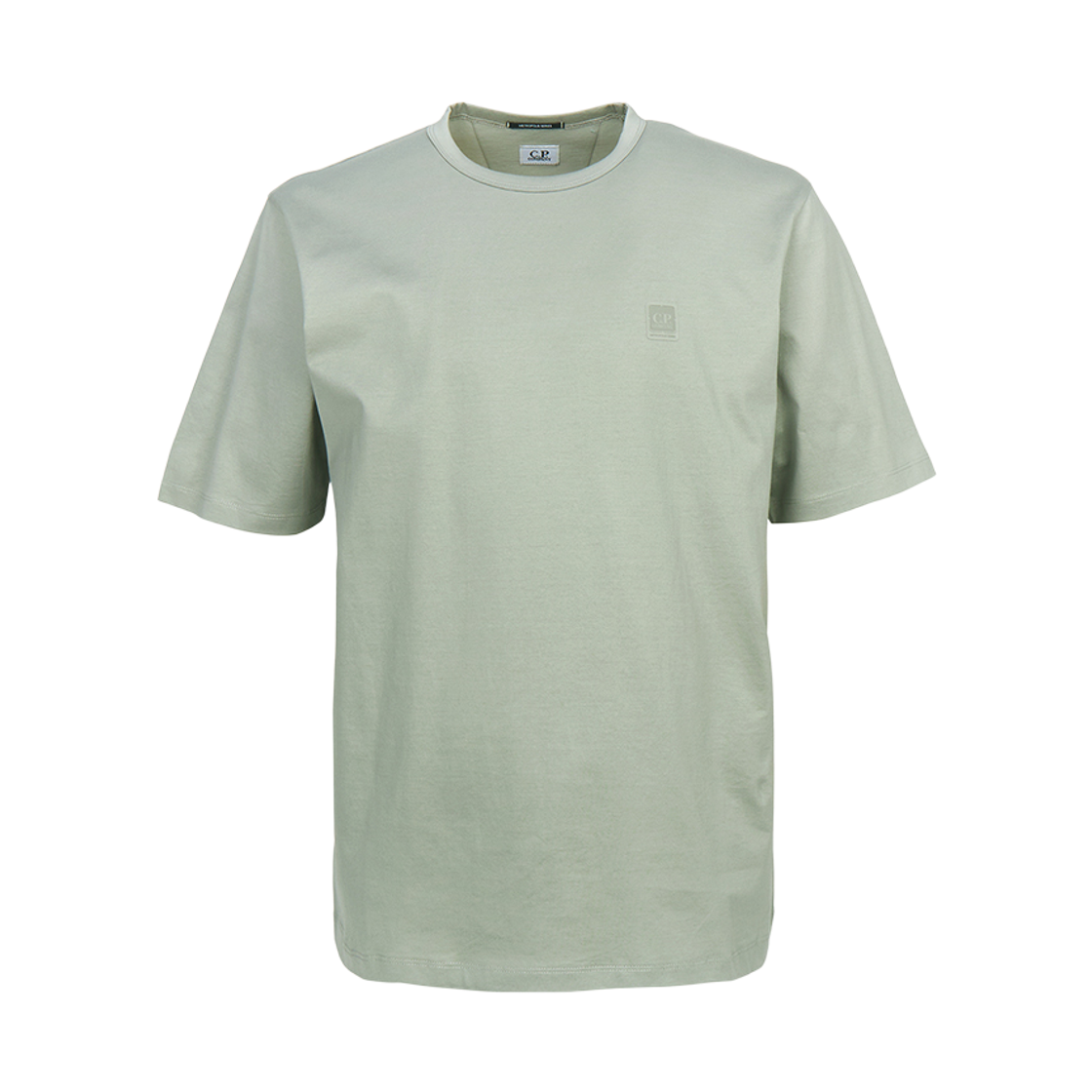 20CLTS049A006370W936 C.P. Company Short Sleeve T-Shirt Flint Grey - 26SS