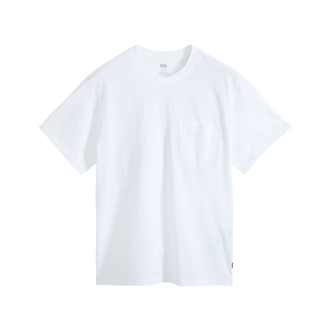 리바이스 에센셜 포켓 티 화이트(Levi's Essential Pocket Tee White)