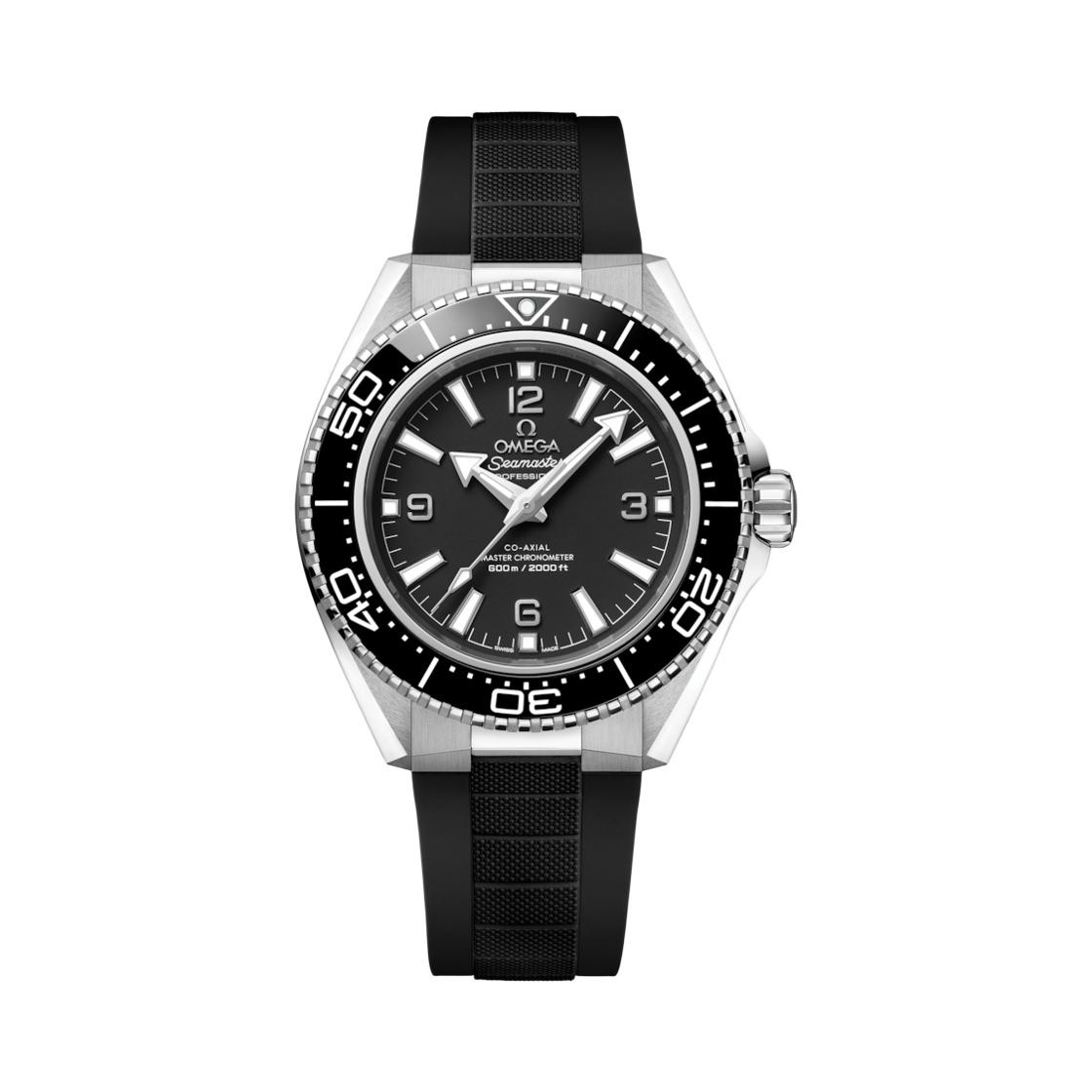 오메가 씨마스터 플래닛 오션 600M 오토매틱 코 액시얼 마스터 크로노미터 42mm 스틸 러버 스트랩 블랙(Omega Seamaster Planet Ocean 600M Automatic Co Axial Master Chronometer 42mm Steel Rubber Strap Black)