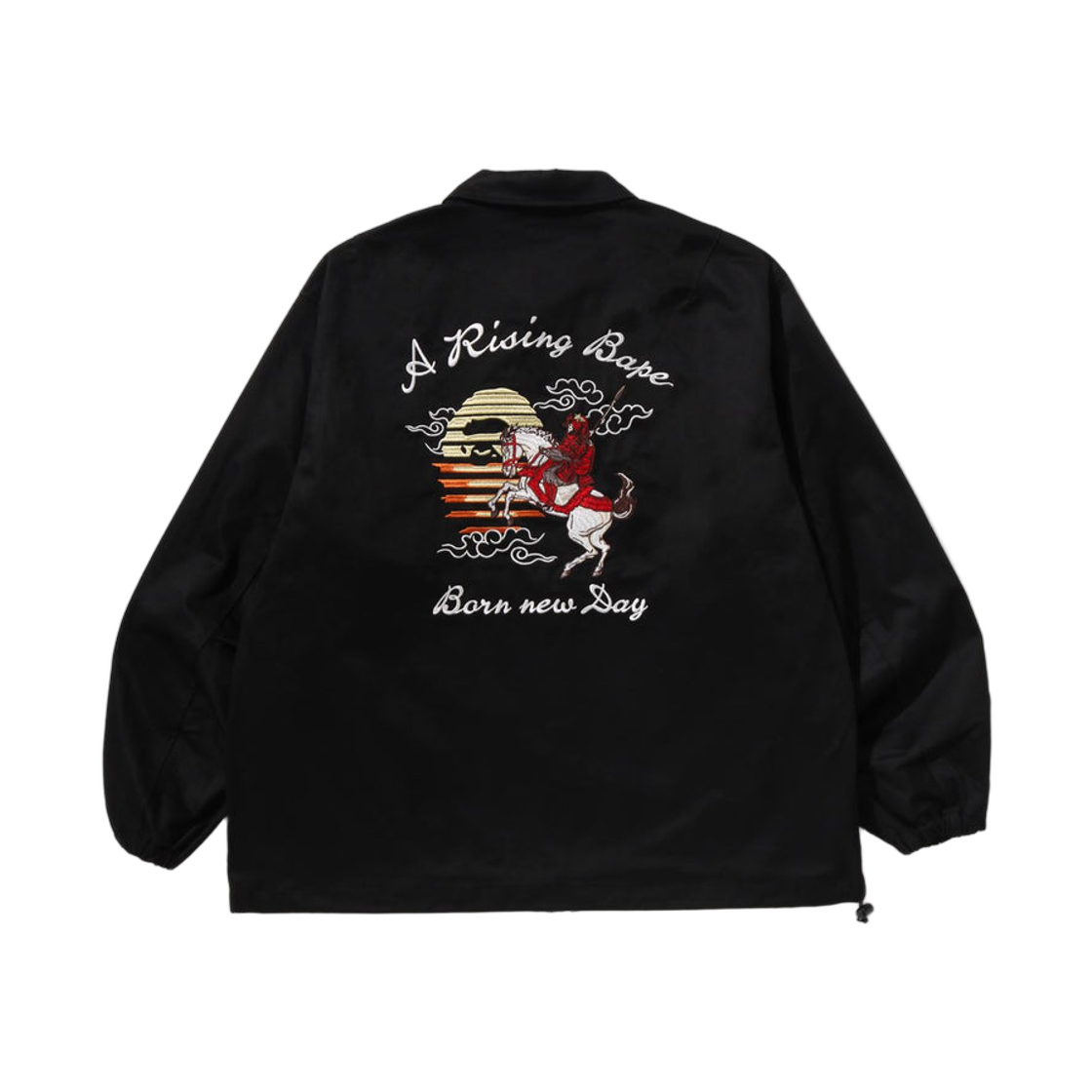 베이프 어 라이징 베이프 수베니어 자켓 블랙(BAPE A Rising Bape Souvenir Jacket Black) - 2