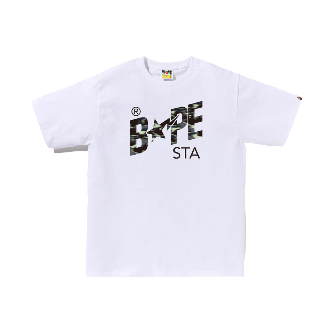 - BAPE Screen Camo Bape Sta T-Shirt White