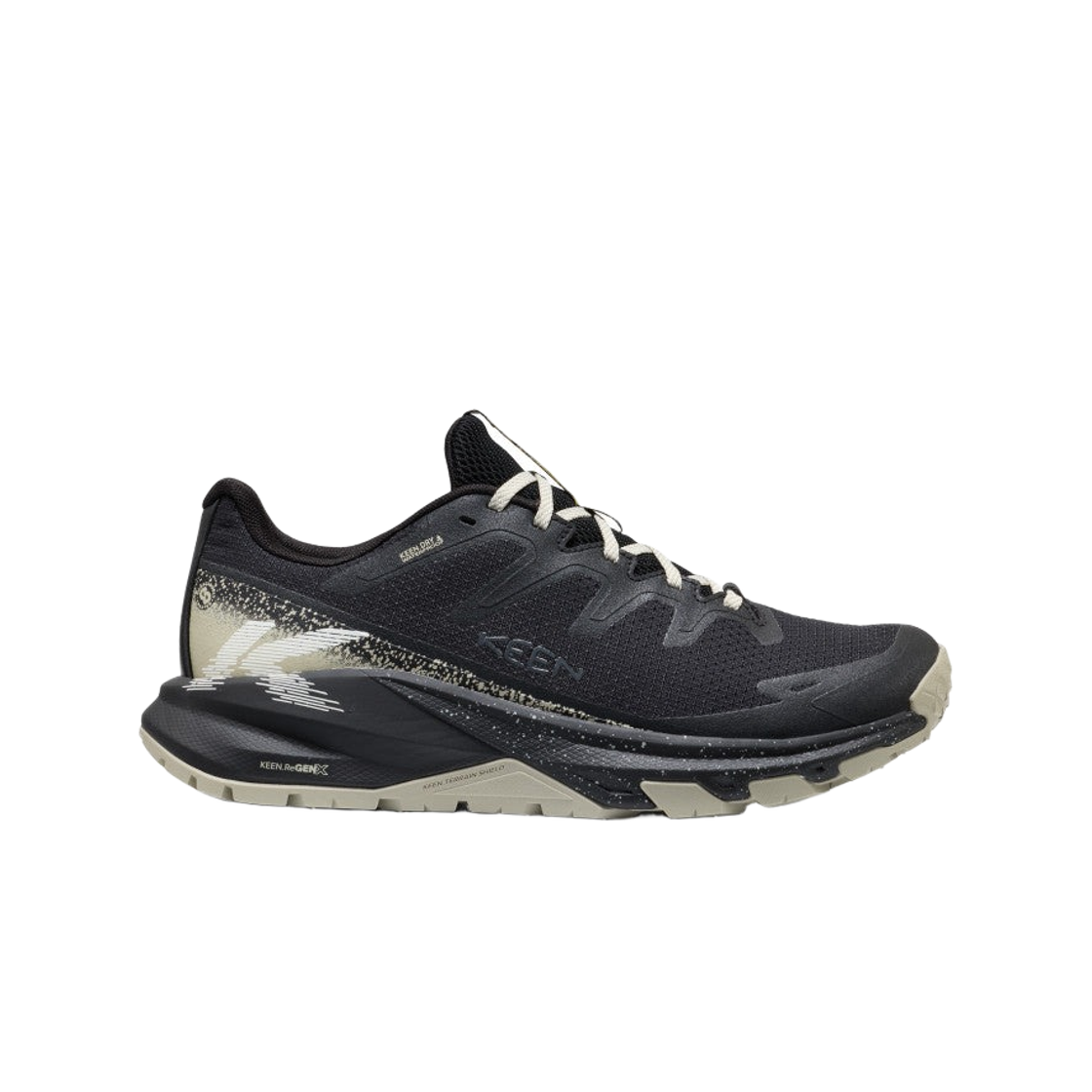 1032033 Keen Targhee Apex Waterproof Hiking Shoes Black Abbey Stone