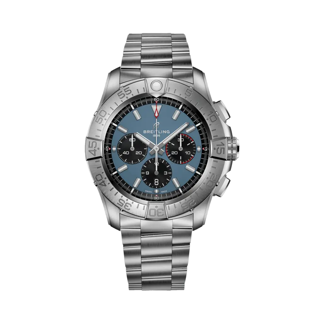 브라이틀링 슈퍼 어벤져 B01 크로노그래프 메카니컬 46mm 메탈 티타늄 그레이(Breitling Super Avenger B01 Chronograph Mechanical 46mm Metal Titanium Grey)
