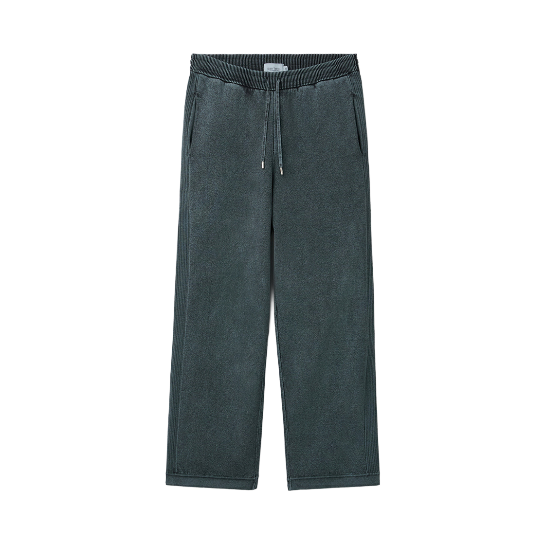 SAWAS26112BUX SERIES Garment-Dyed Knit Pants Blue