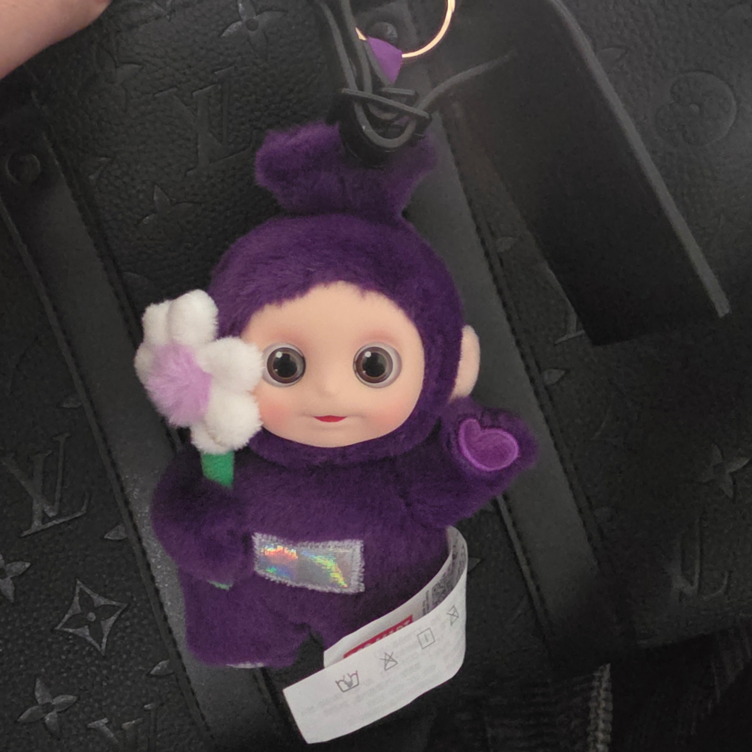 Pop Mart Teletubbies Say Hello Series Figures Sealed Case Tinky Winky's Chill Flower (Opened Case) 착용 스타일