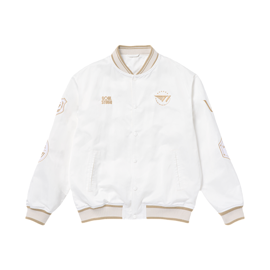 T1 2025 월드 챔피언스 자켓 화이트(T1 2025 World Champions Jacket White)