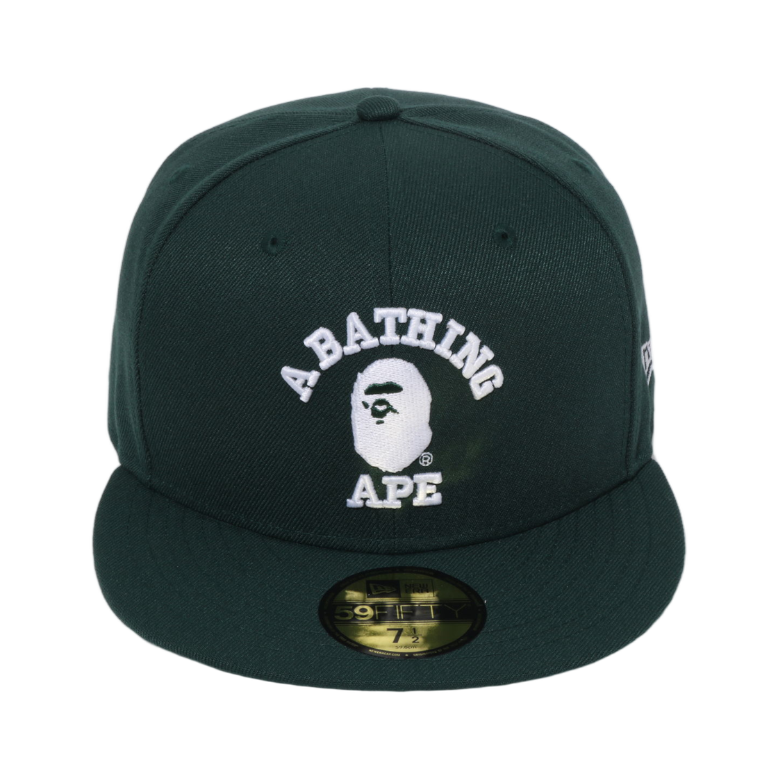 베이프 x 뉴에라 글로우 다크 컬리지 뉴에라 캡 캡 그린(BAPE x New Era Glow In The Dark College New Era 59Fifty Cap Green) - 2