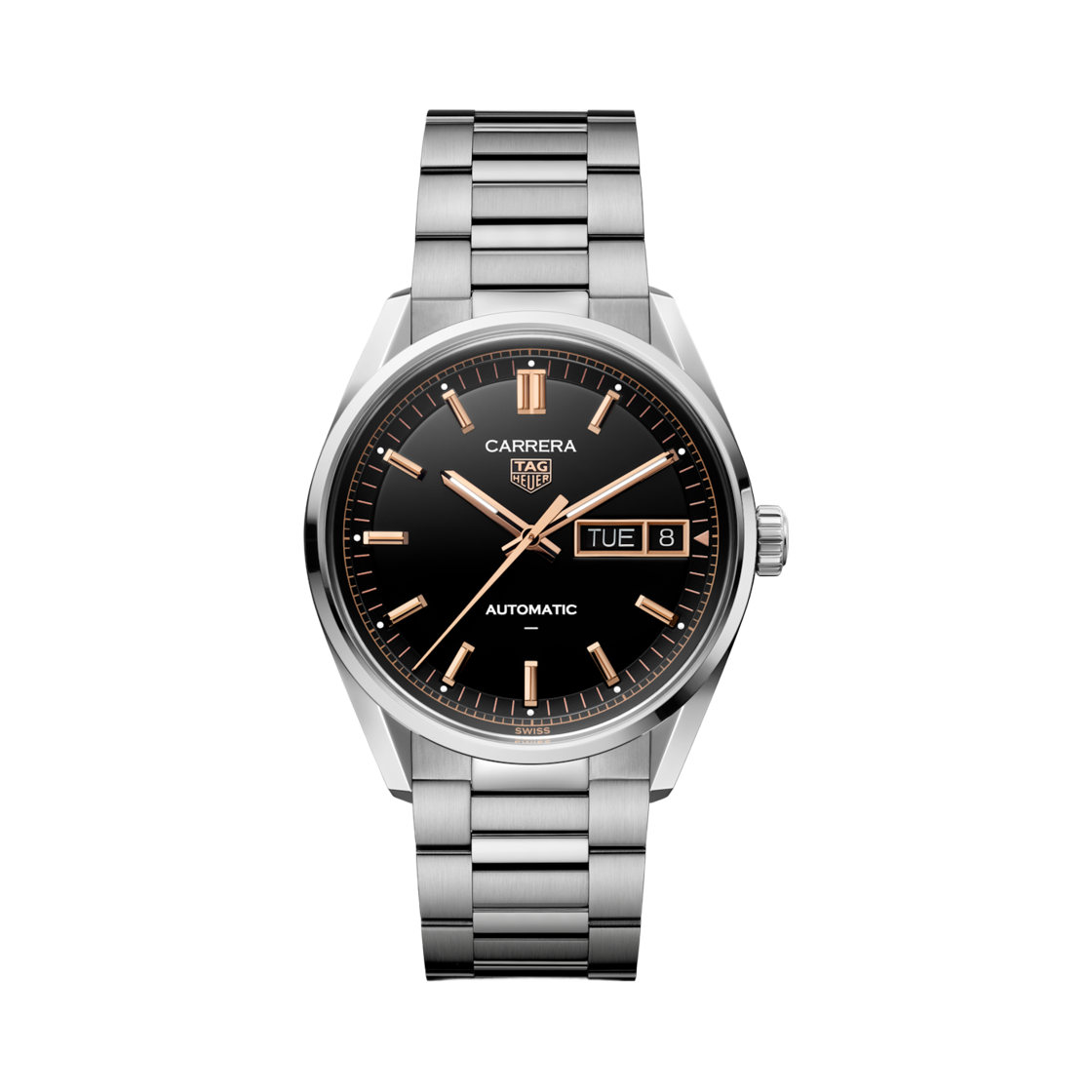 태그 호이어 까레라 데이데이트 오토매틱 41mm 스틸 블랙(TAG Heuer Carrera Day-Date Automatic 41mm Steel Black)