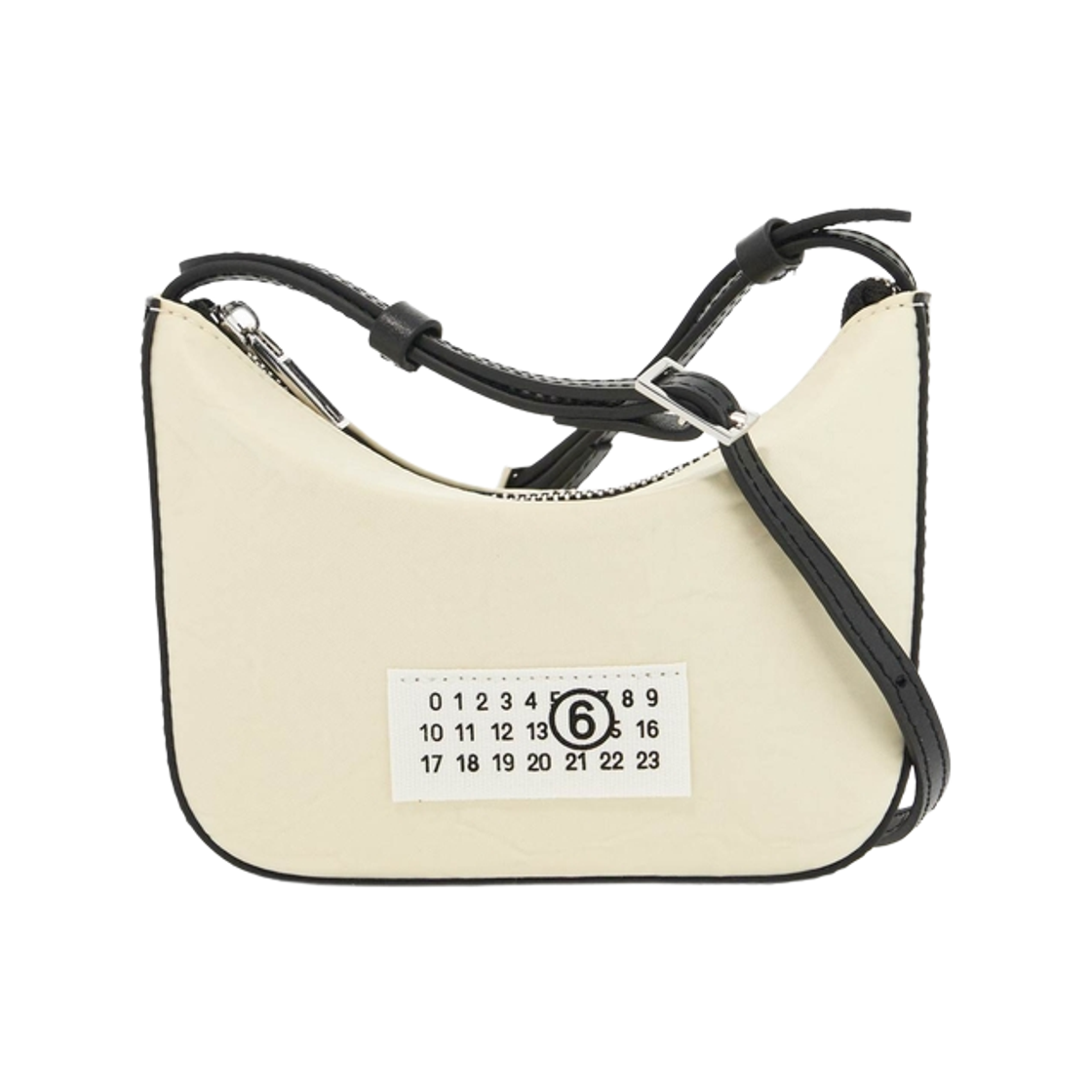 SB5ZI0008P6994T2006 MM6 Maison Margiela Numeric Mini Crossbody Bag Mayo