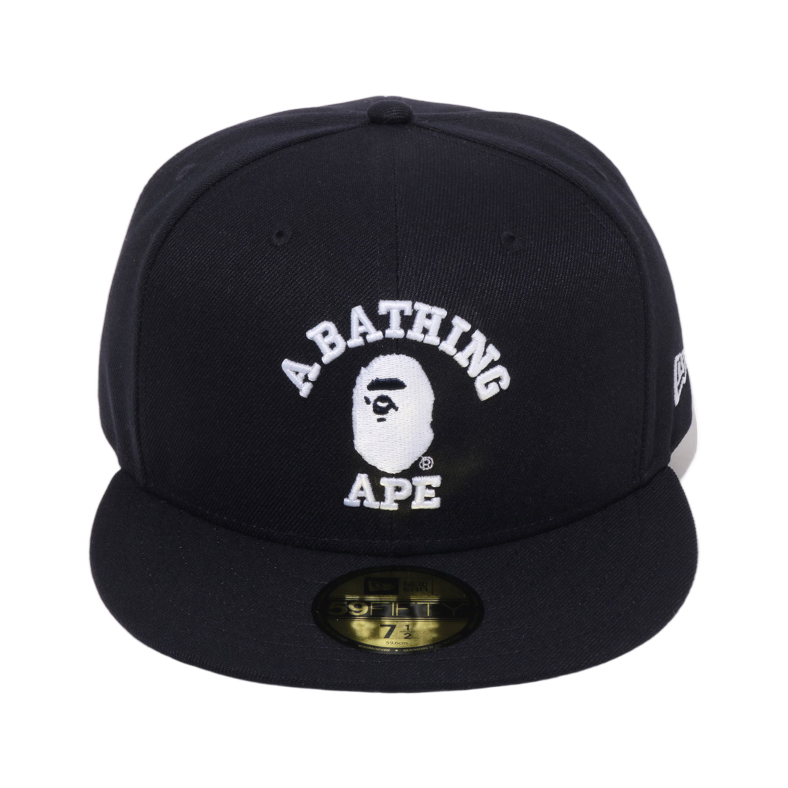 베이프 x 뉴에라 글로우 다크 컬리지 뉴에라 캡 캡 네이비(BAPE x New Era Glow In The Dark College New Era 59Fifty Cap Navy) - 2
