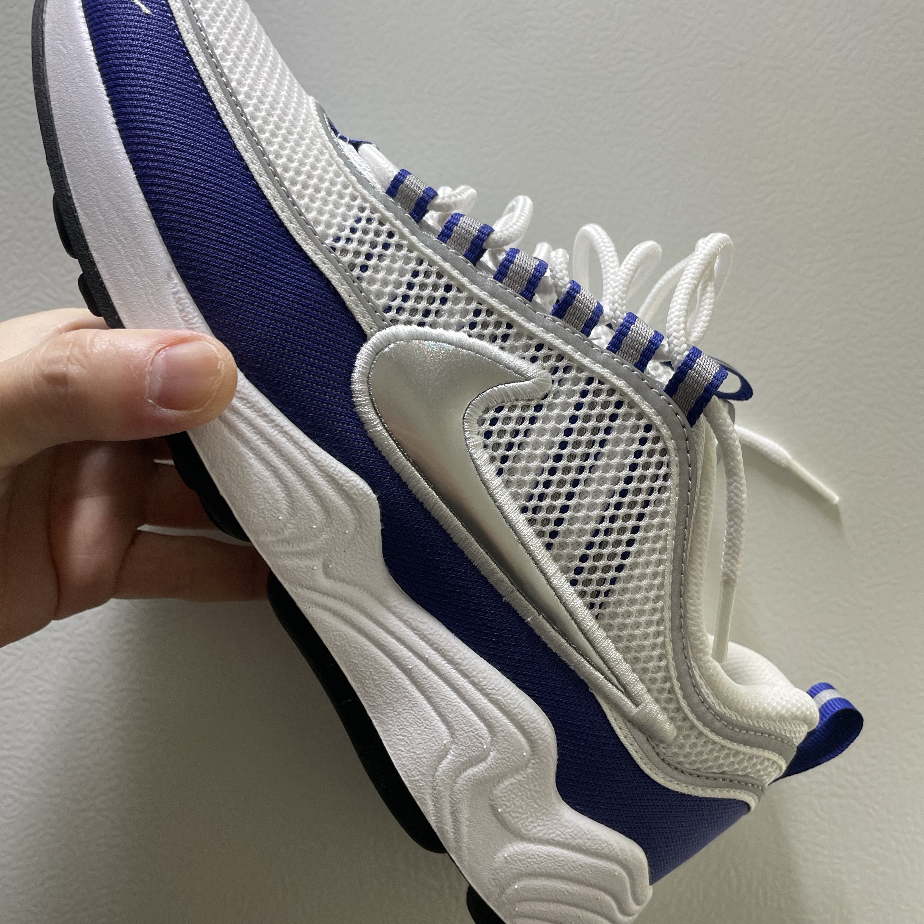 Nike Air Zoom Spiridon Light Concord 착용 스타일 - 1