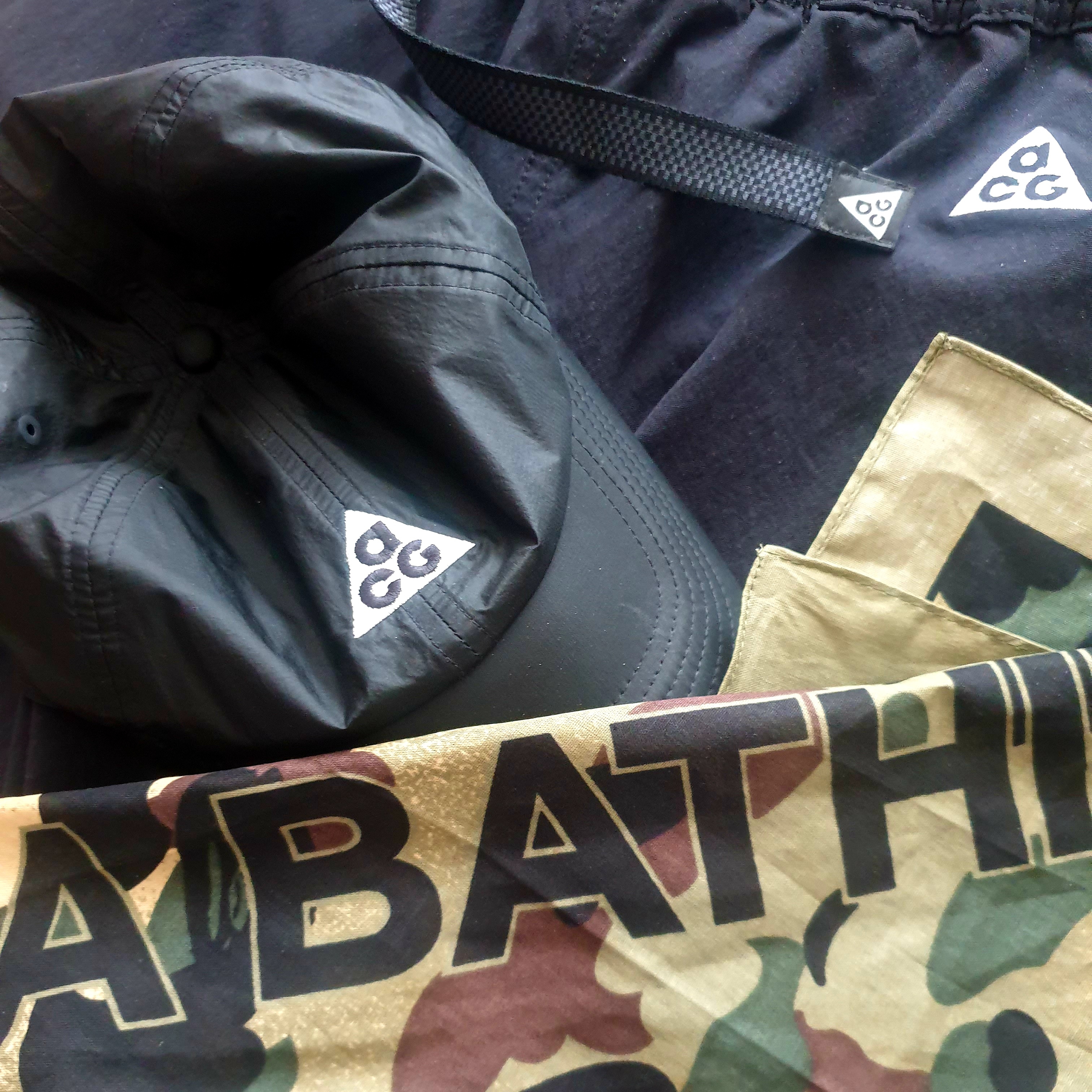 Nike ACG Trail Cap Black, Nike ACG Trail Pants Black Anthracite - Asia 착용 스타일