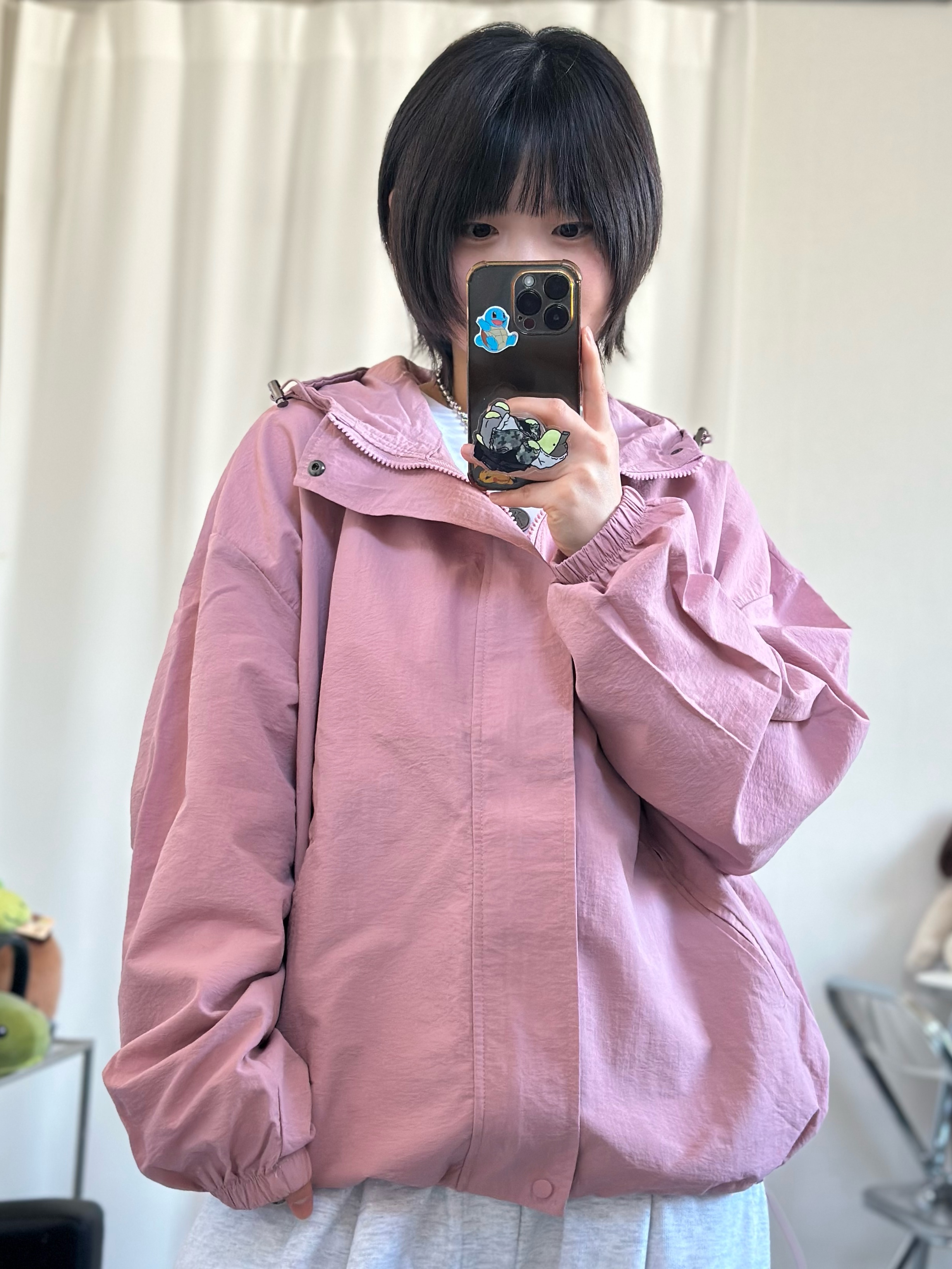 (W) Nike Dunk Low Light Smoke Grey 착용 스타일 - 7