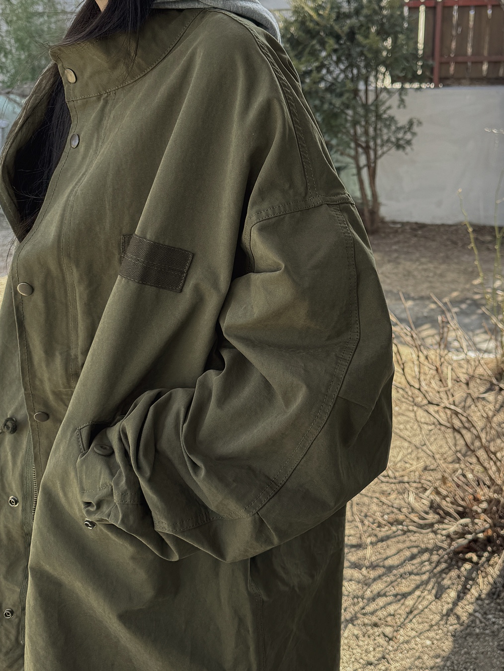 Aoiro 6-Panel Bone A/N Cap Black 착용 스타일 - 4