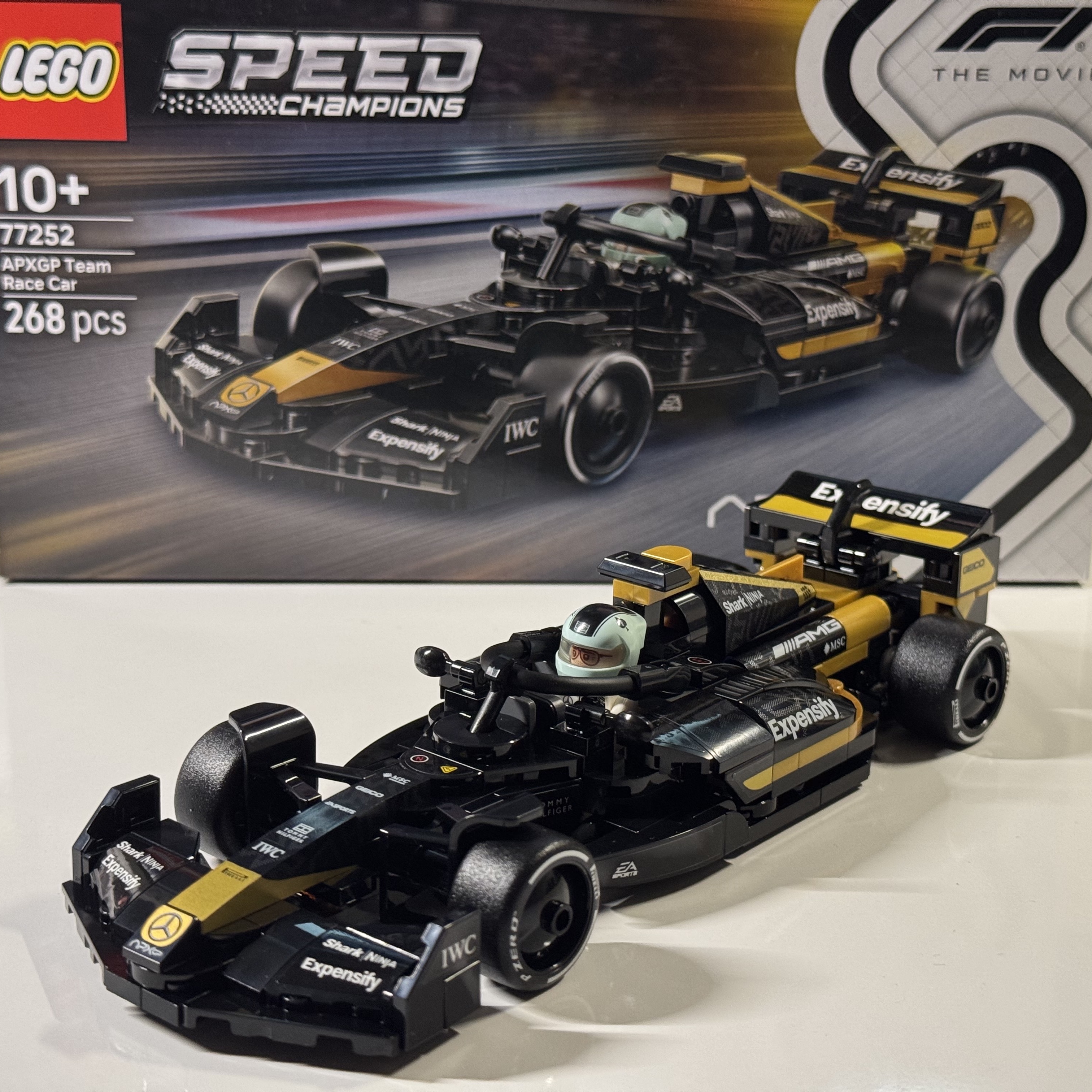 Lego Speed Champions APXGP Team Race Car from F1 The Movie, Lego Oracle Red Bull Racing RB20 F1 Race Car 착용 스타일 - 1