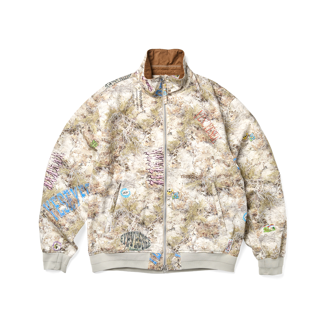 [더블적립] 예스아이씨 지퍼 워크 재킷 카모([더블적립] YESEYESEE Zip Work Jacket Camo)