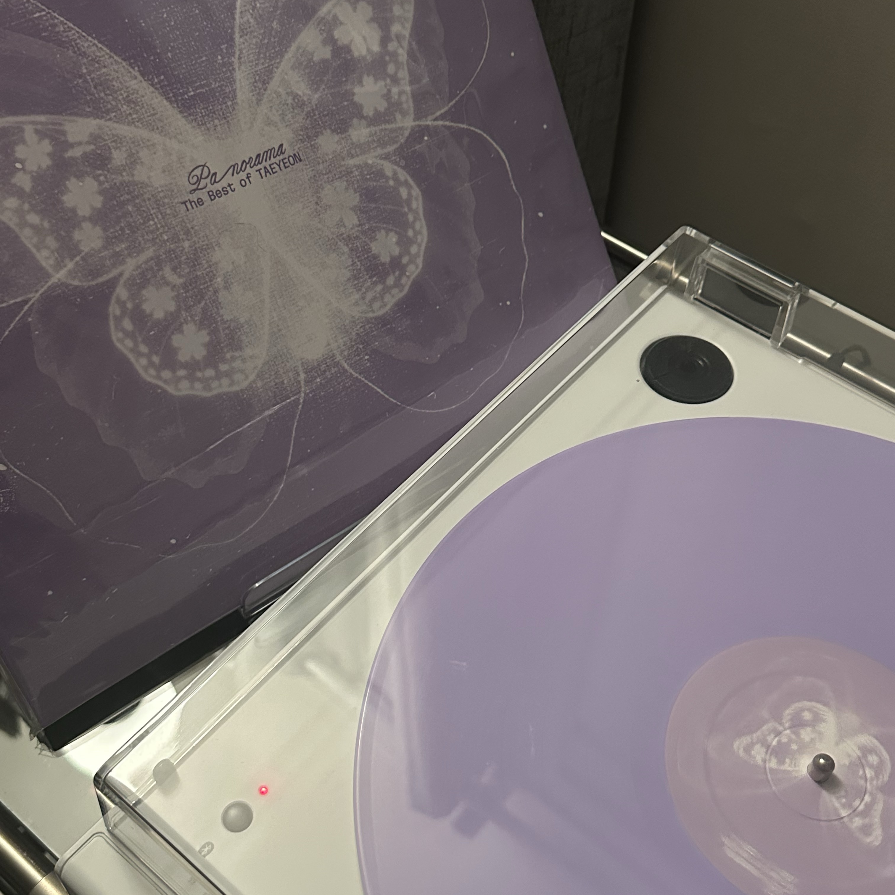 Taeyeon Panorama The Best of Taeyeon LP Purple (2LP) 착용 스타일
