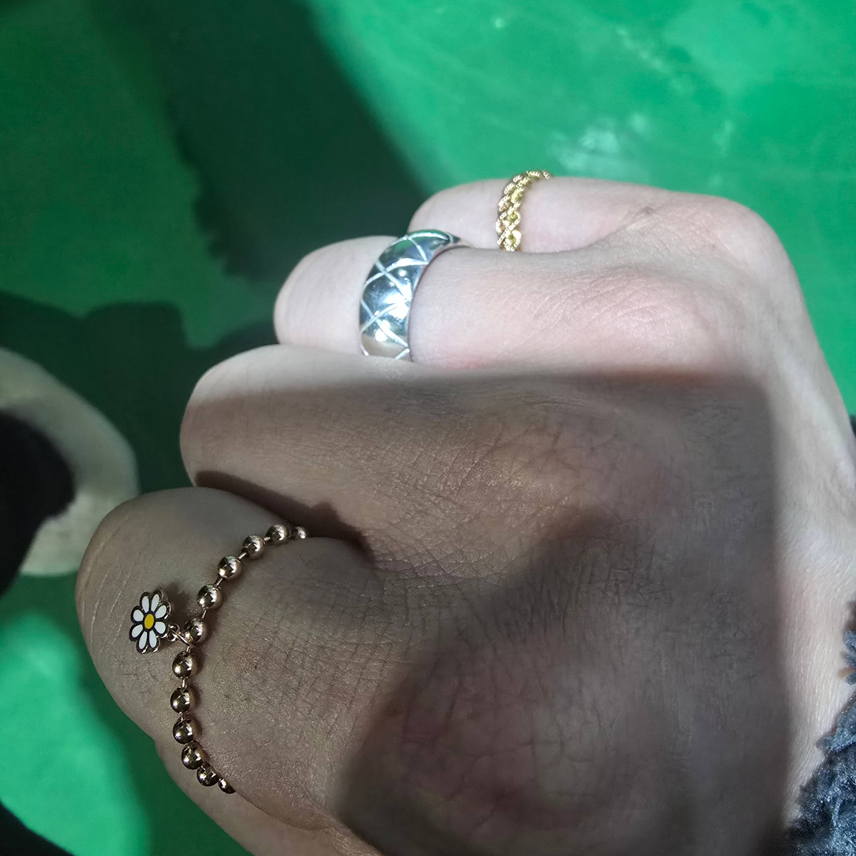 CH2P 001 Ring Sliver 착용 스타일