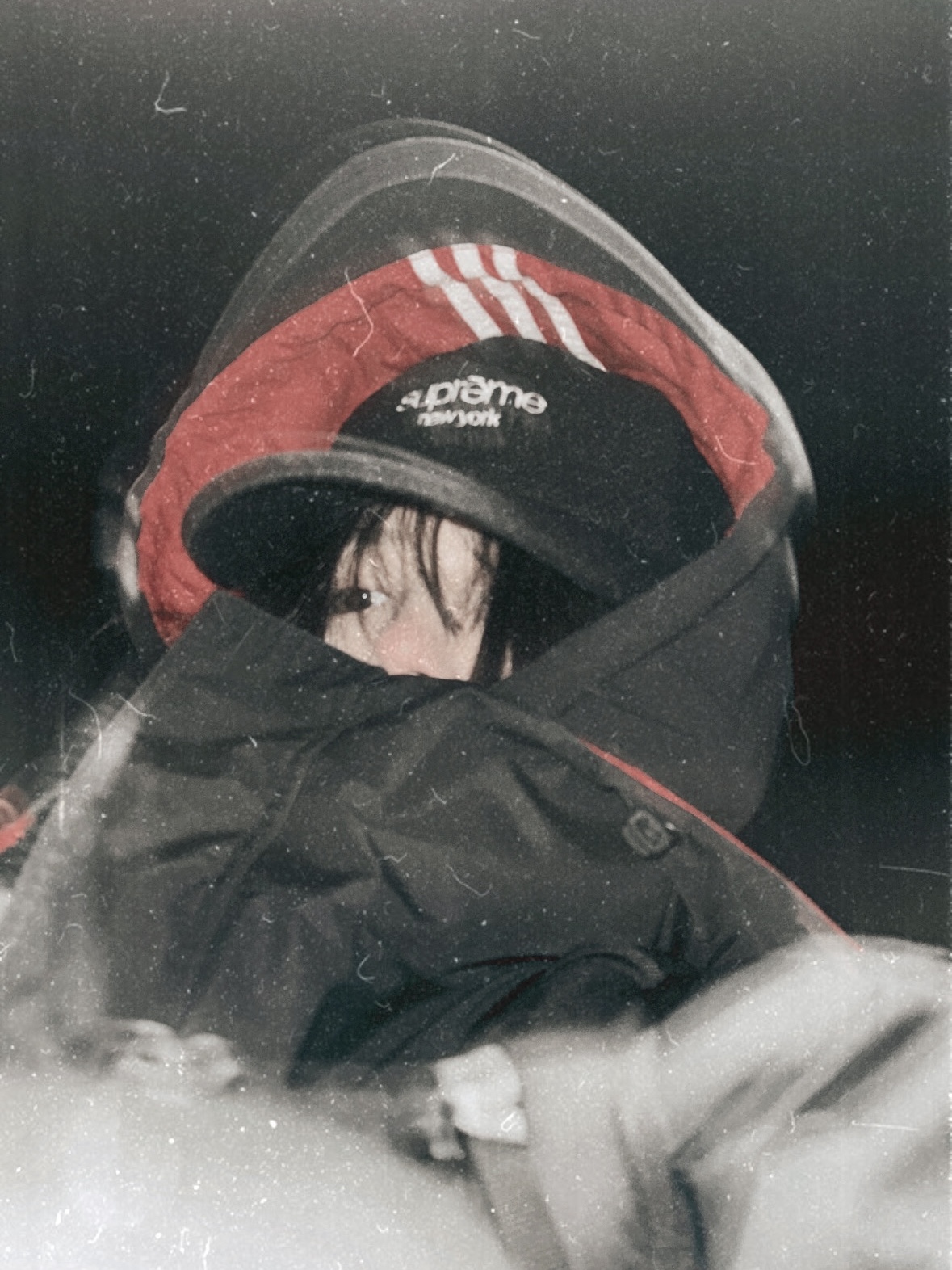 Adidas x Ordinary People Utility Parka Black - KR Sizing 착용 스타일 - 2