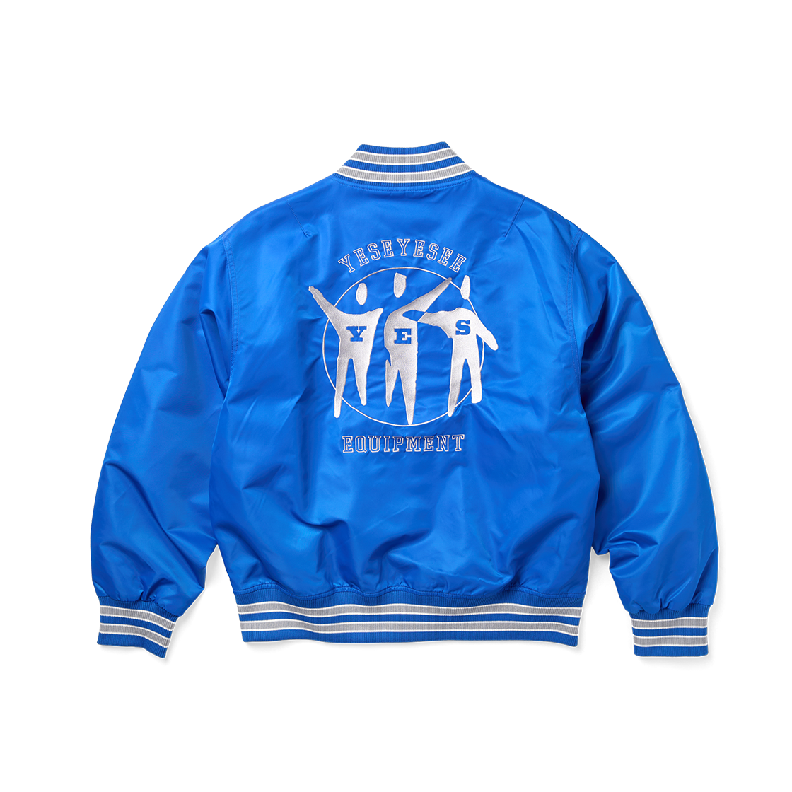 [더블적립] 예스아이씨 예스 팀 스타디움 재킷 블루([더블적립] YESEYESEE Y.E.S Team Stadium Jacket Blue)