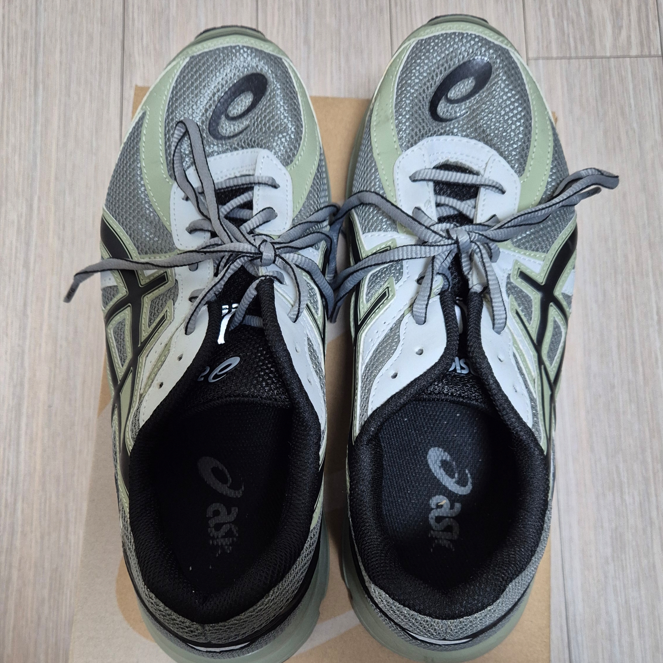 Asics Jog 100 S Sheet Rock - 2E Wide 착용 스타일