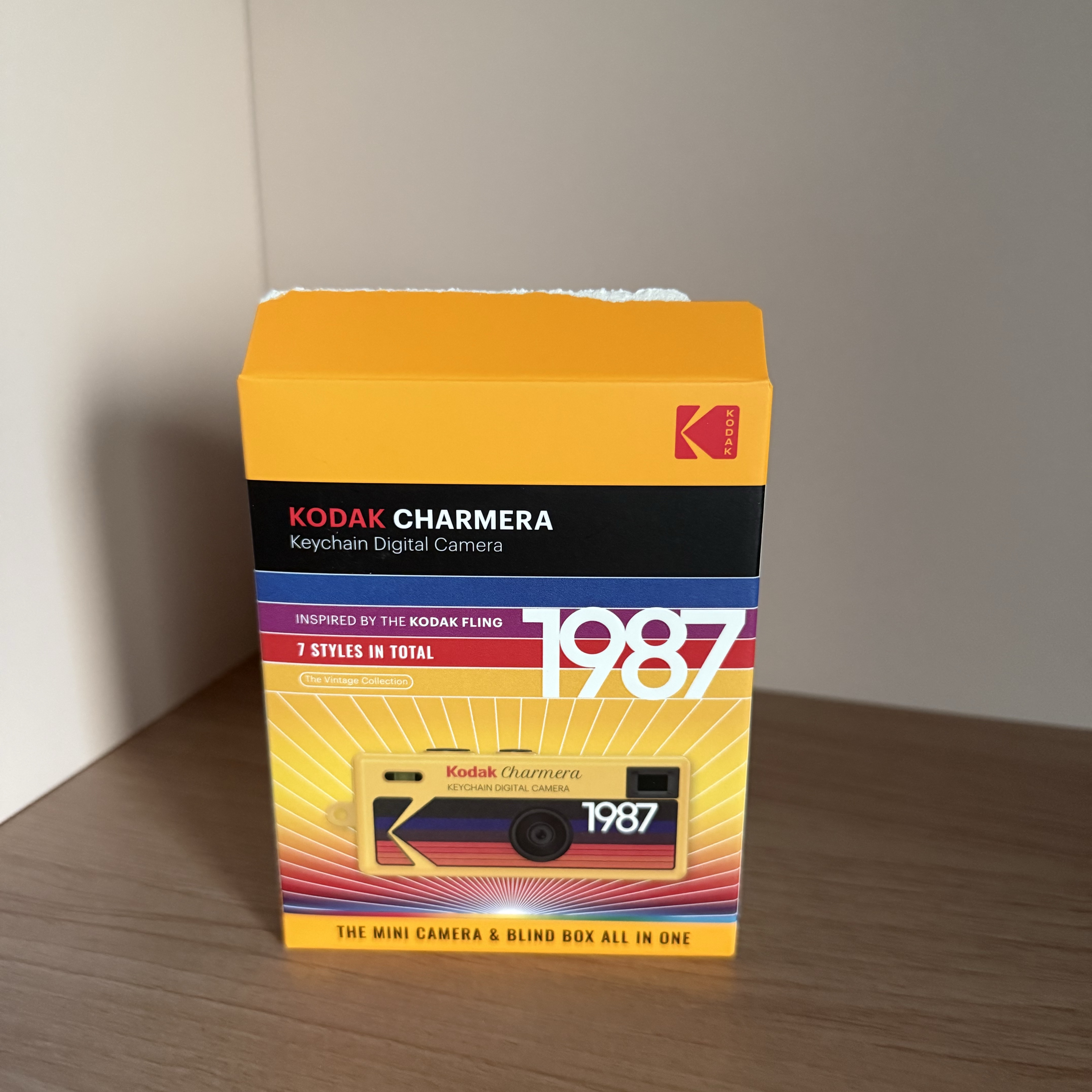 Kodak Charmera Key Chain Film Camera Sealed Case (1 Blind Box) 착용 스타일
