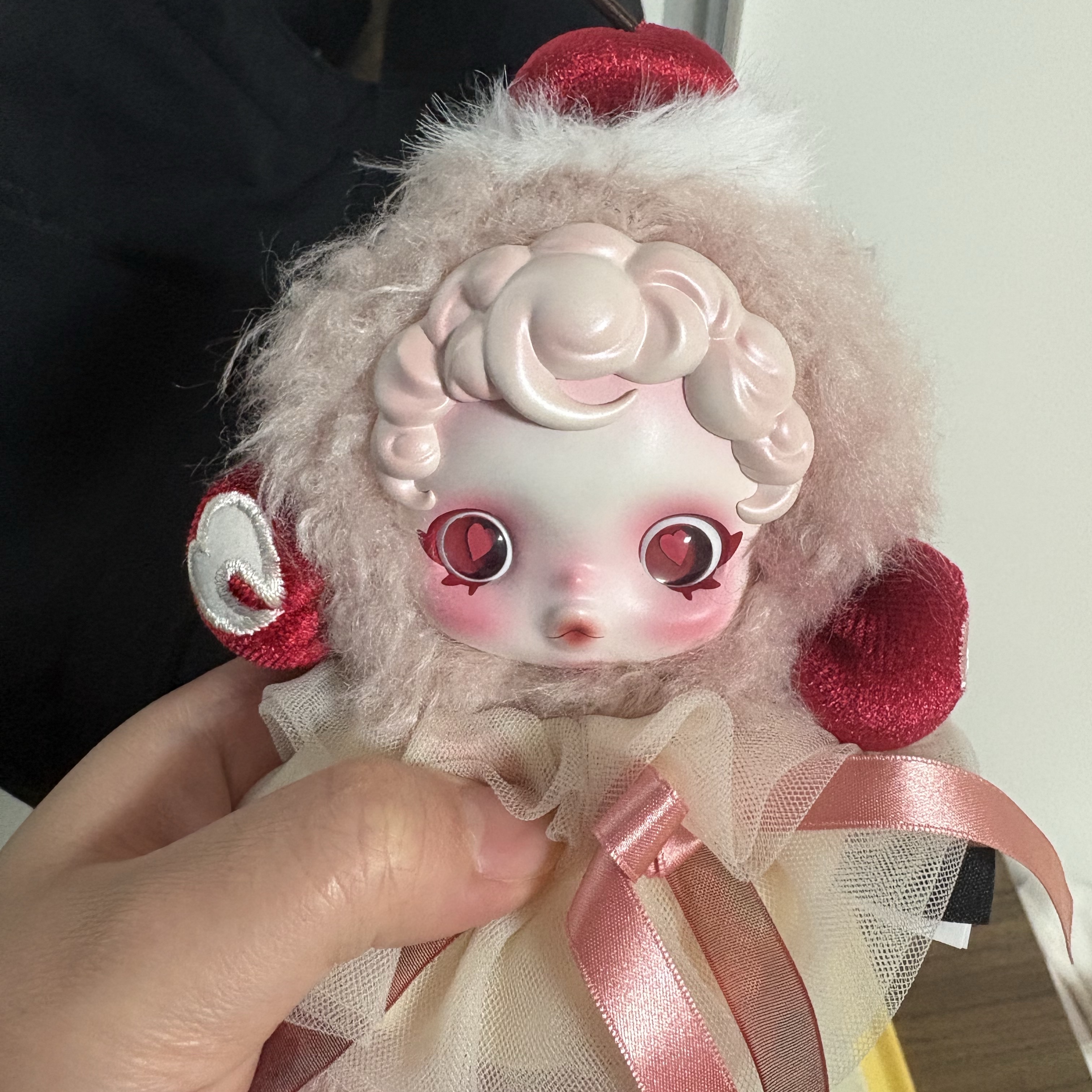 Pop Mart Skullpanda You Found Me ! Series Plush Doll Pendant Moldy Muffin (Opened Case) 착용 스타일 - 1