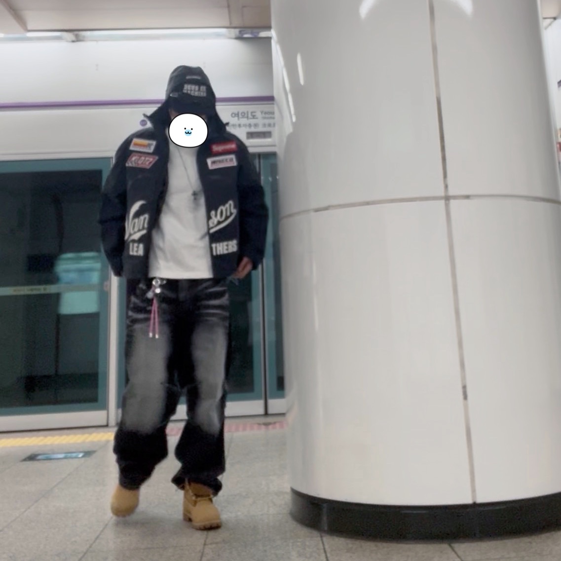 Supreme x Vanson Leathers Gore-Tex Shell Jacket Black - 25FW 착용 스타일 - 2
