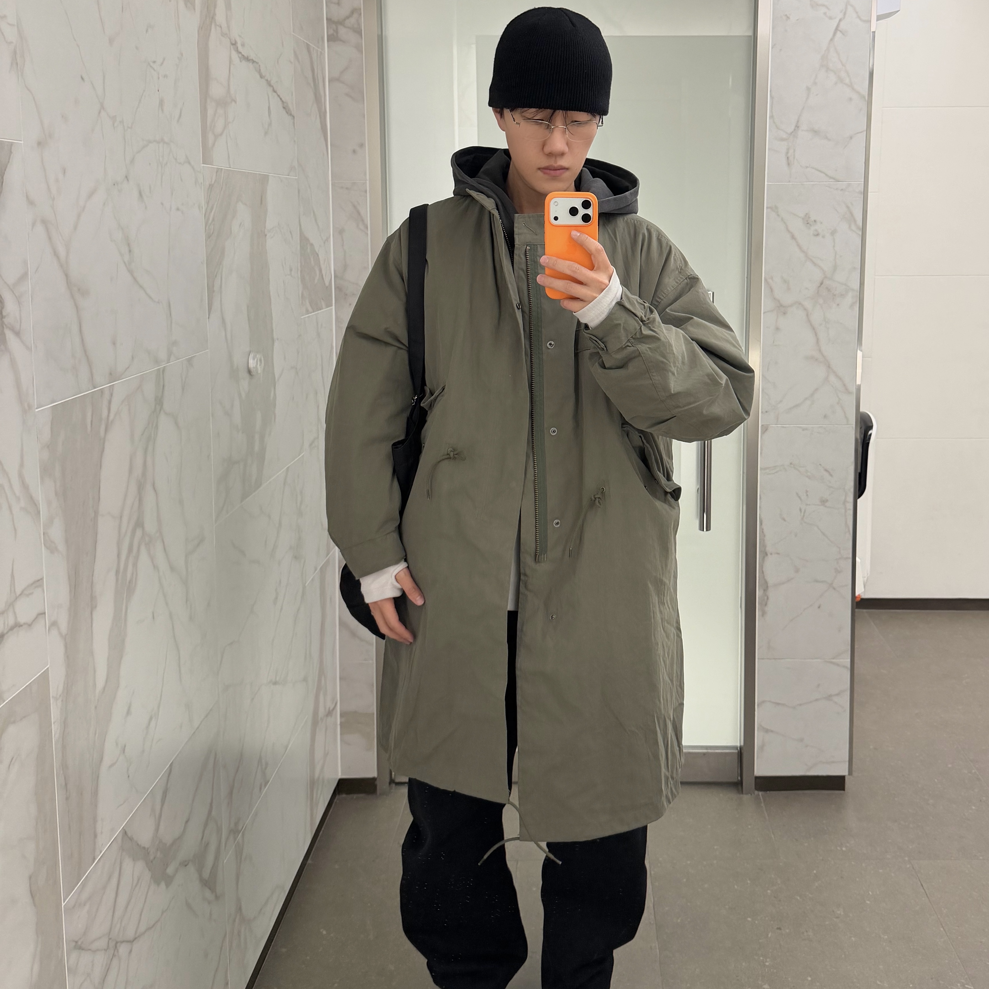 Freak's Store M-65 Mods Coat Liner Set Olive 착용 스타일