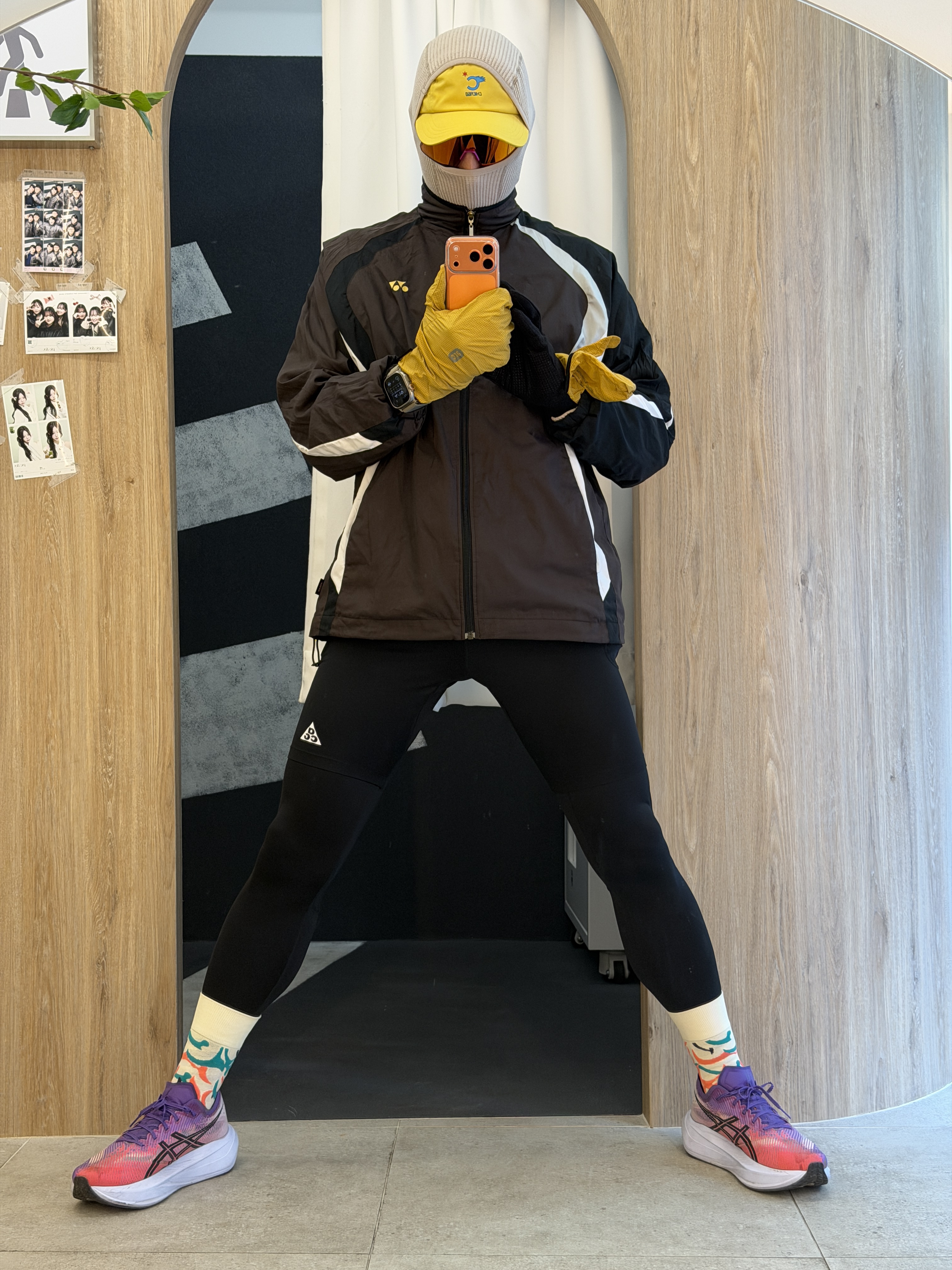 Asics Megablast Edo Purple Black 착용 스타일 - 2