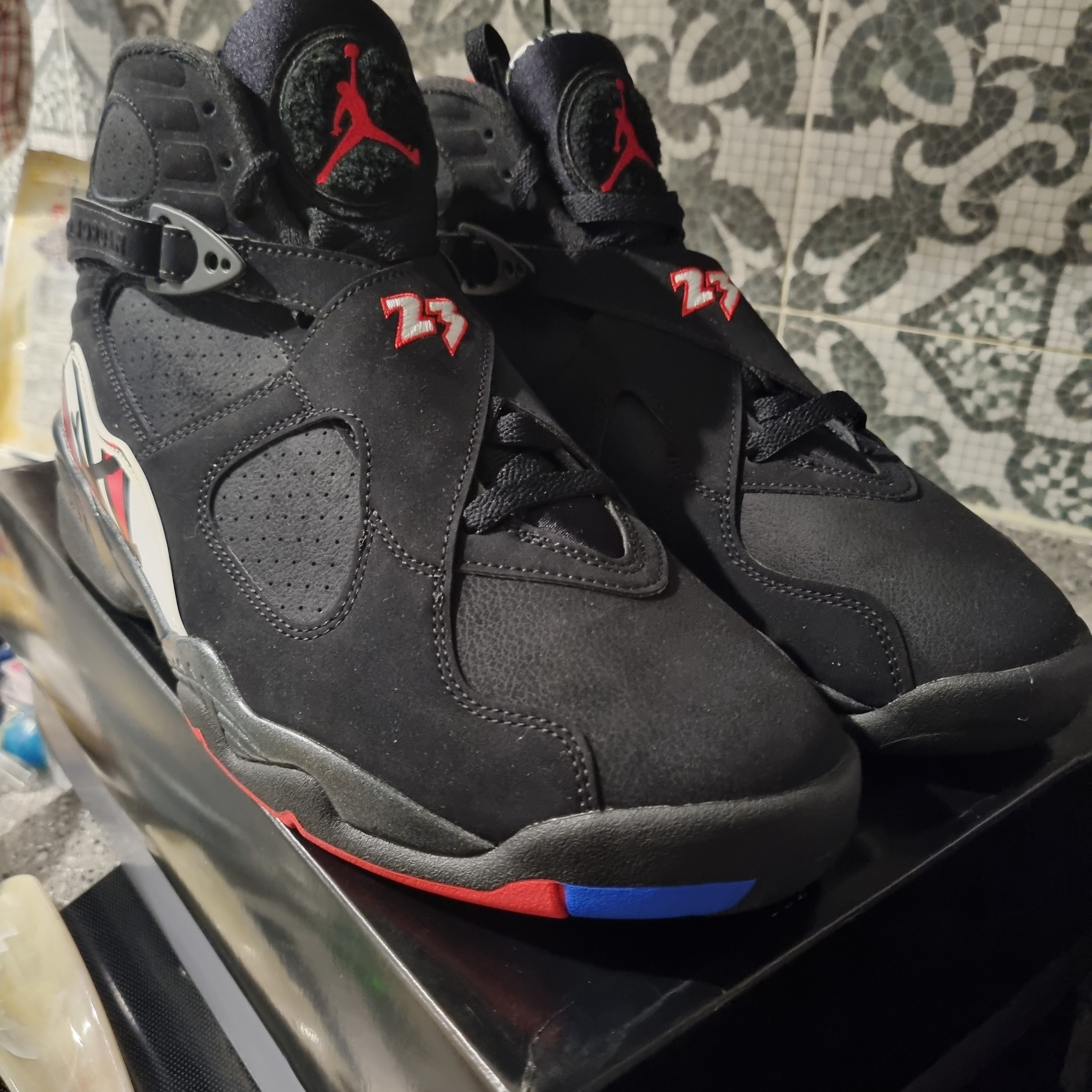 Jordan 8 Retro Playoffs 2023 착용 스타일