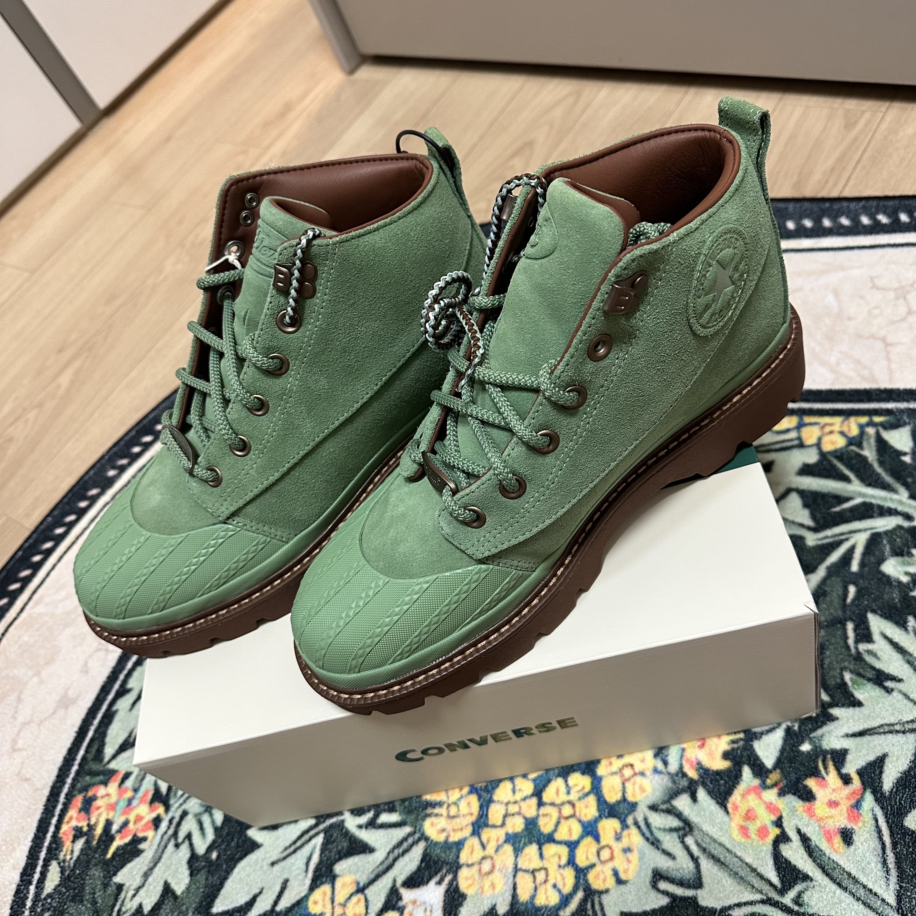 Converse x Golf Le Fleur Bronco Boot Hi Aspen Green 착용 스타일 - 2
