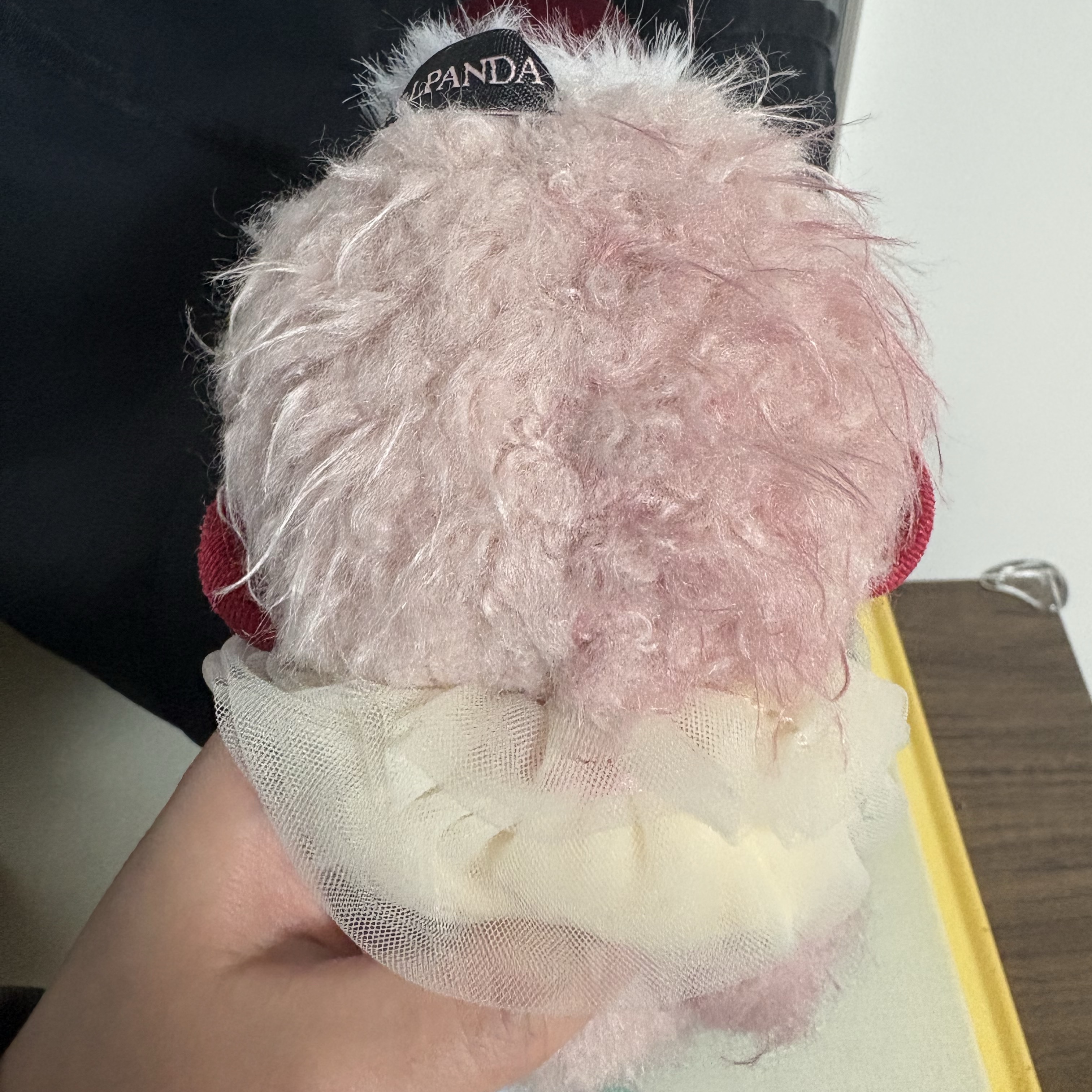 Pop Mart Skullpanda You Found Me ! Series Plush Doll Pendant Moldy Muffin (Opened Case) 착용 스타일 - 2