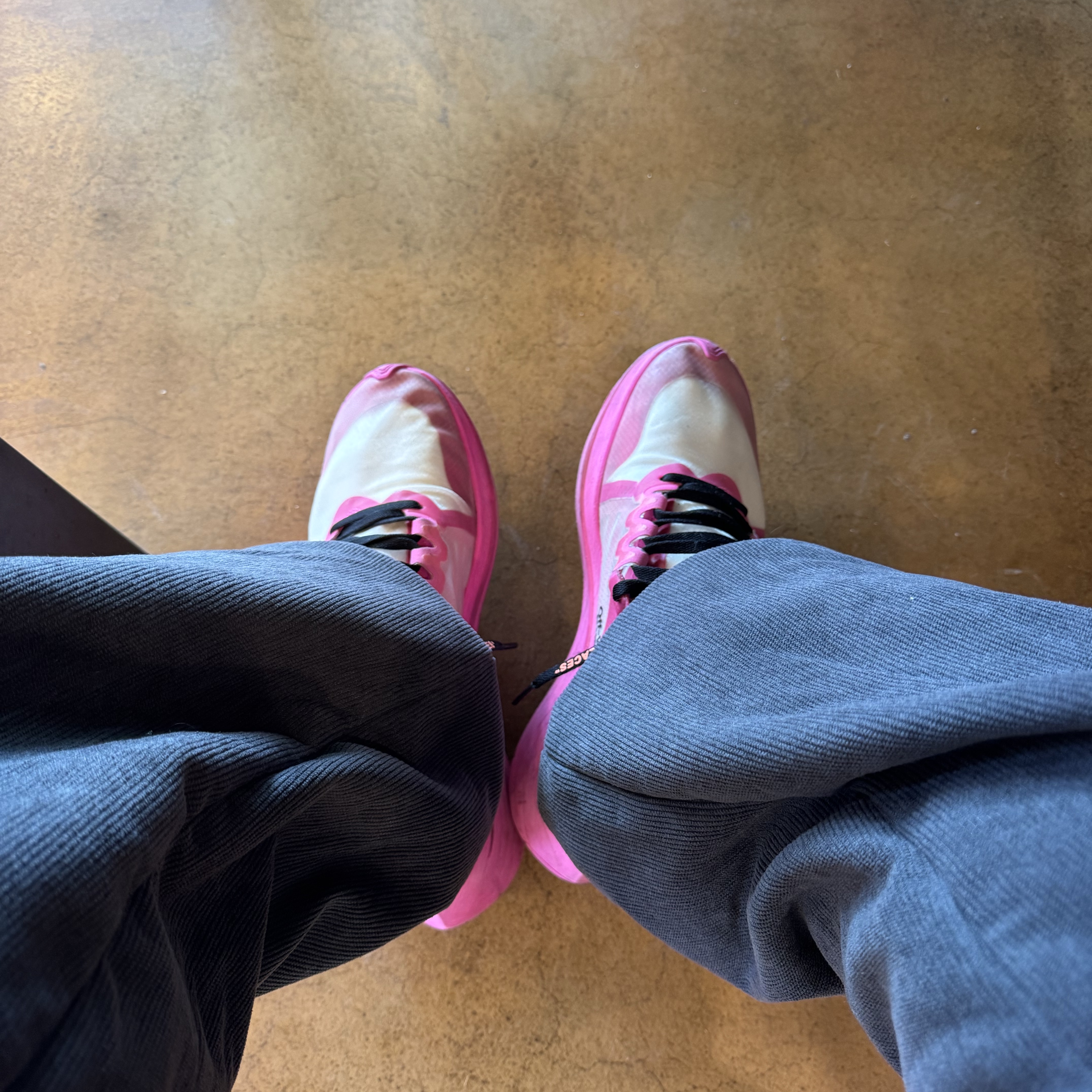 Nike x Off-White Zoom Fly SP Tulip Pink 착용 스타일
