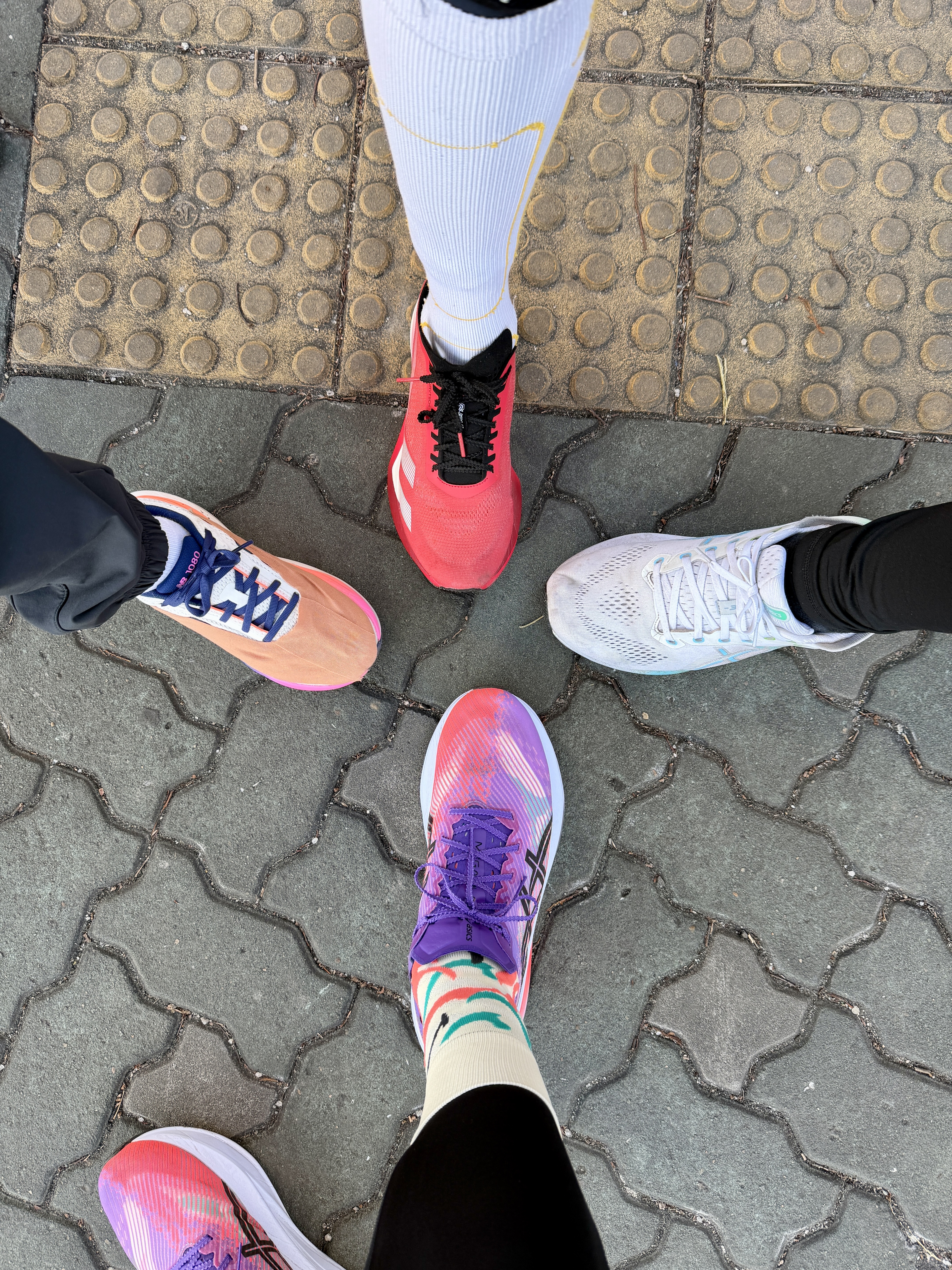 Asics Megablast Edo Purple Black, (W) New Balance 1080v15 Sea Salt Blue Oyster - D Wide 착용 스타일