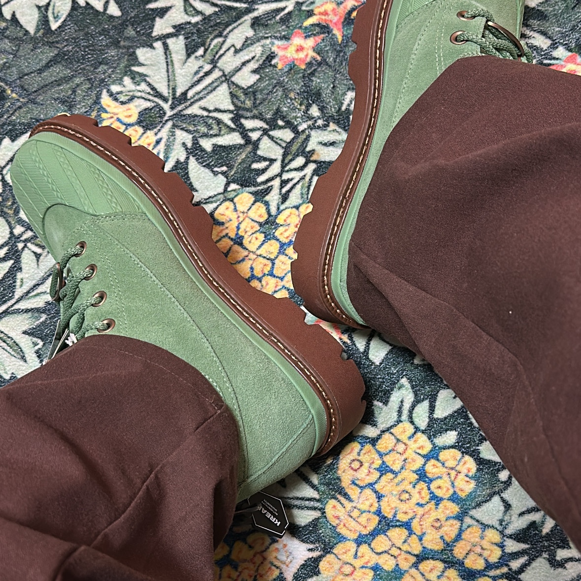 Converse x Golf Le Fleur Bronco Boot Hi Aspen Green 착용 스타일 - 1