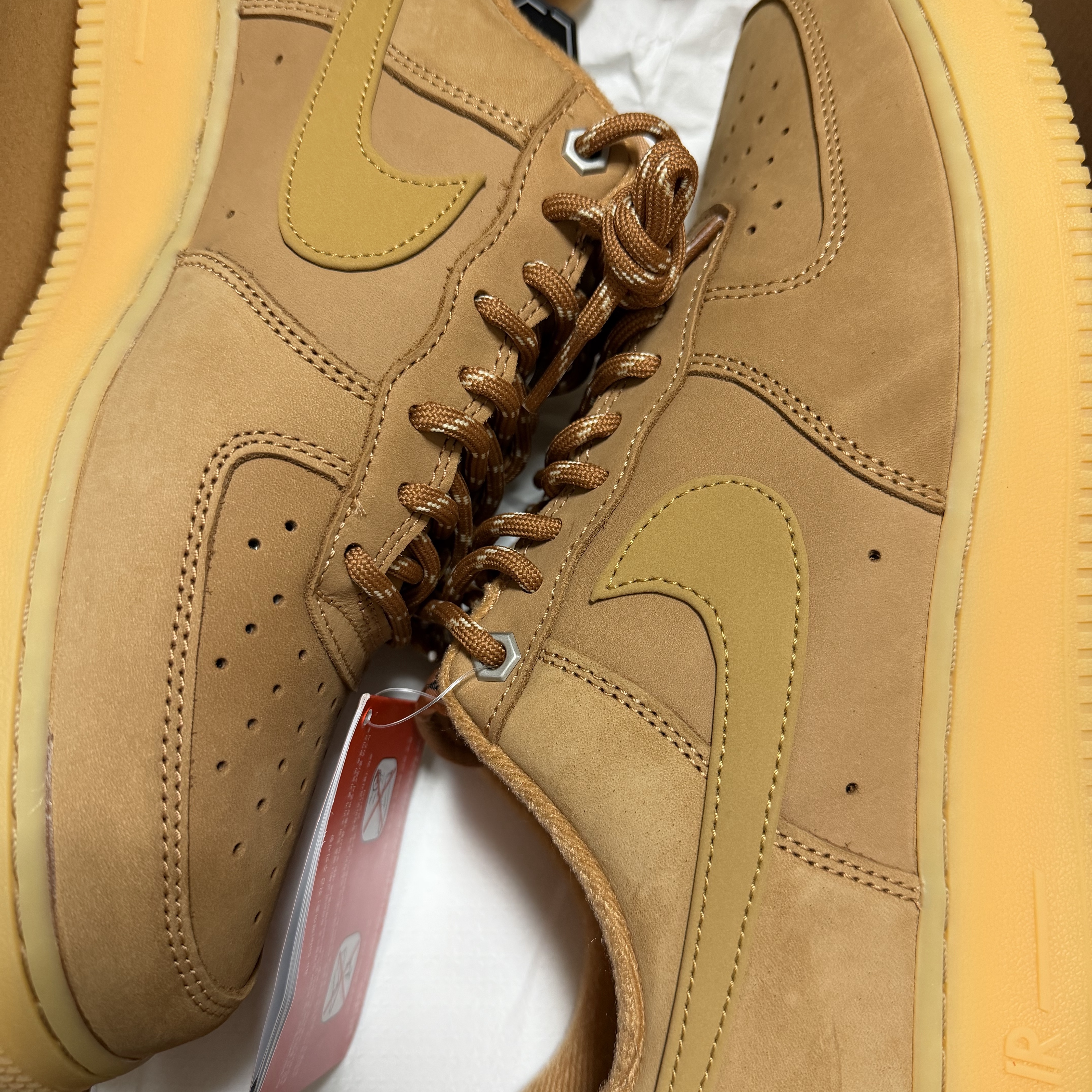 Nike Air Force 1 '07 WB Flax 착용 스타일 - 1