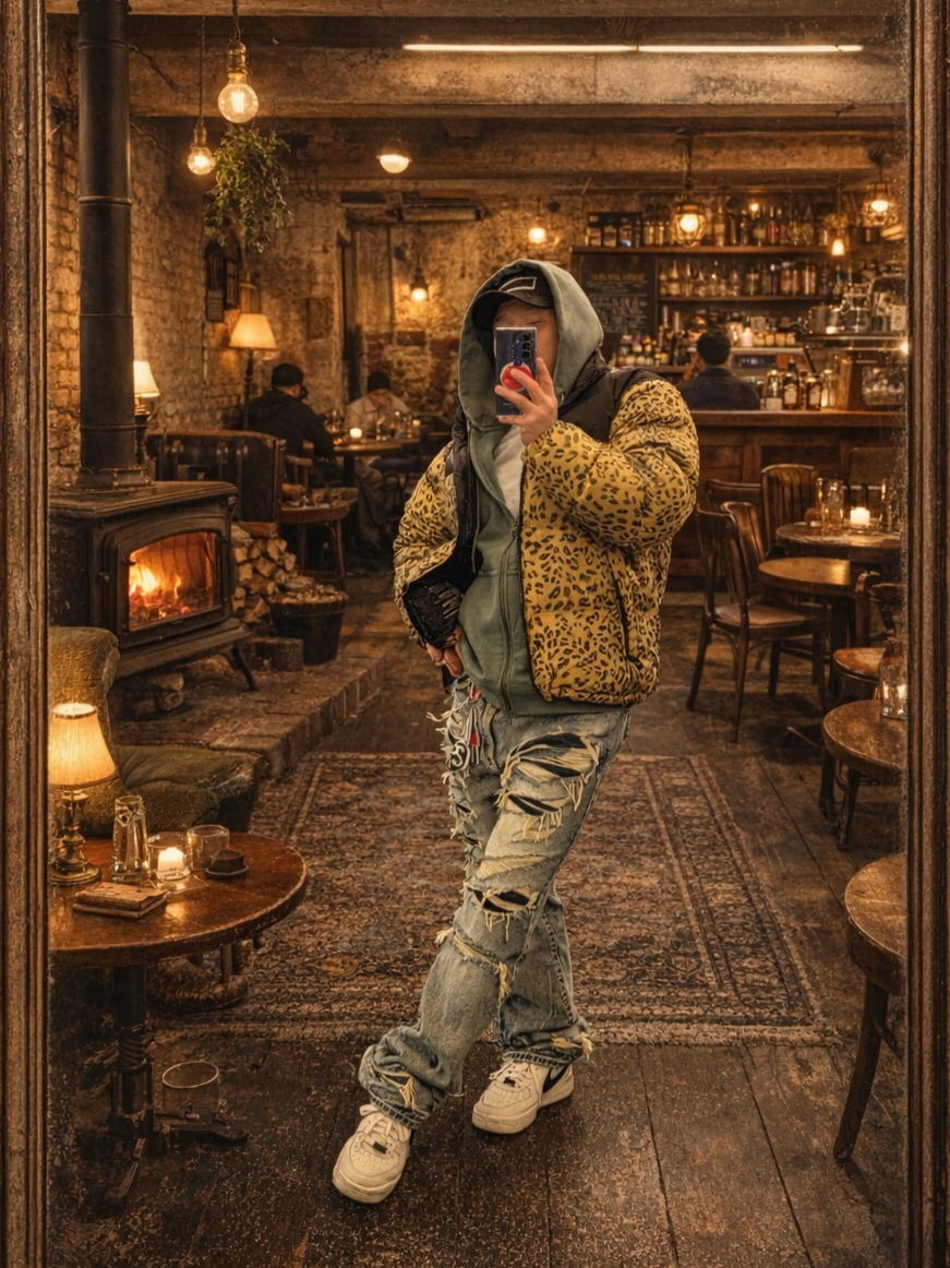 The North Face White Label Novelty Nuptse Down Jacket P Gold, Stussy SS Link Beaded Ball Keychain Black 착용 스타일